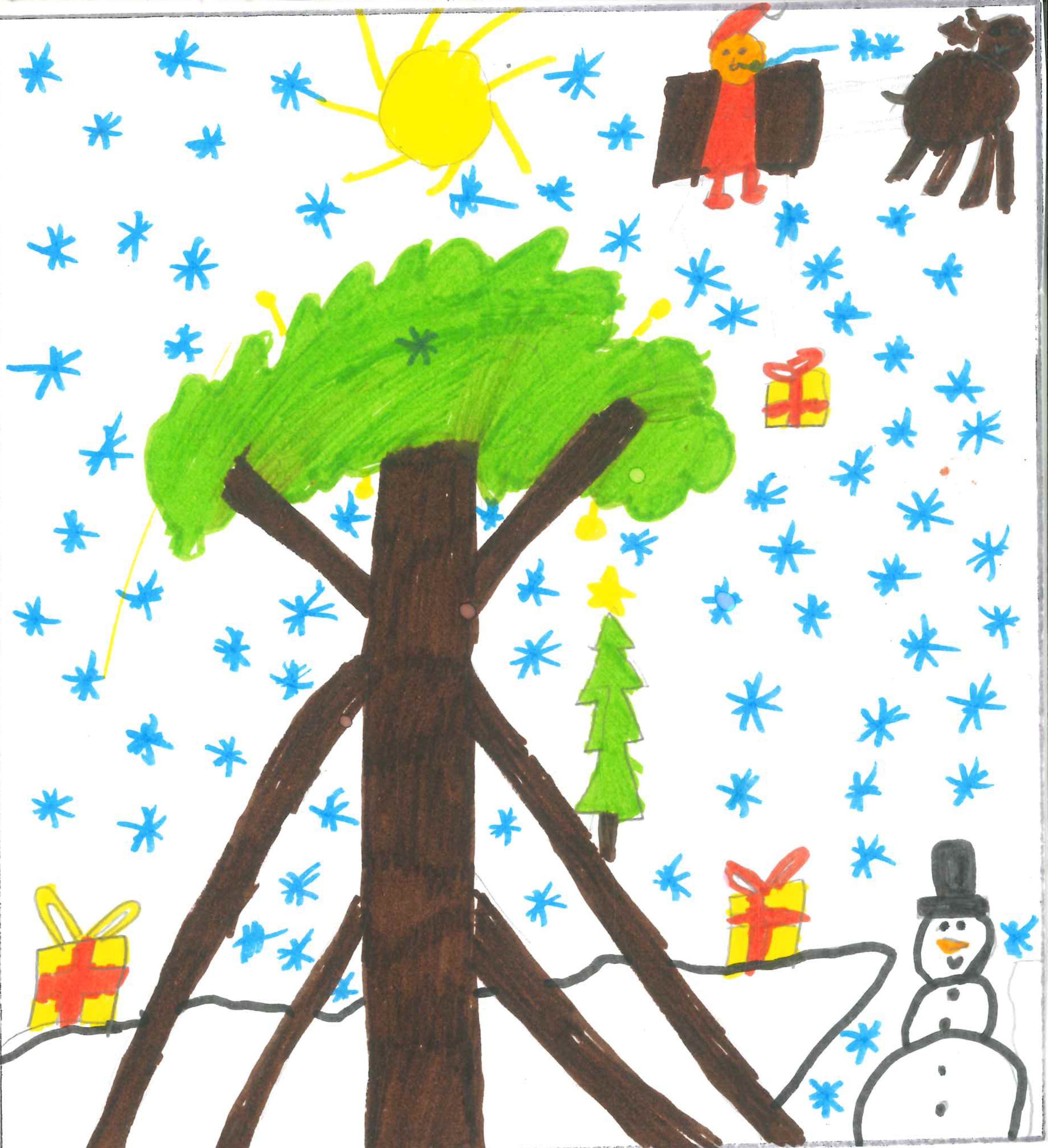 Postal de l’Escola Gerbert d’Orlhac del concurs del TOT Sant Cugat