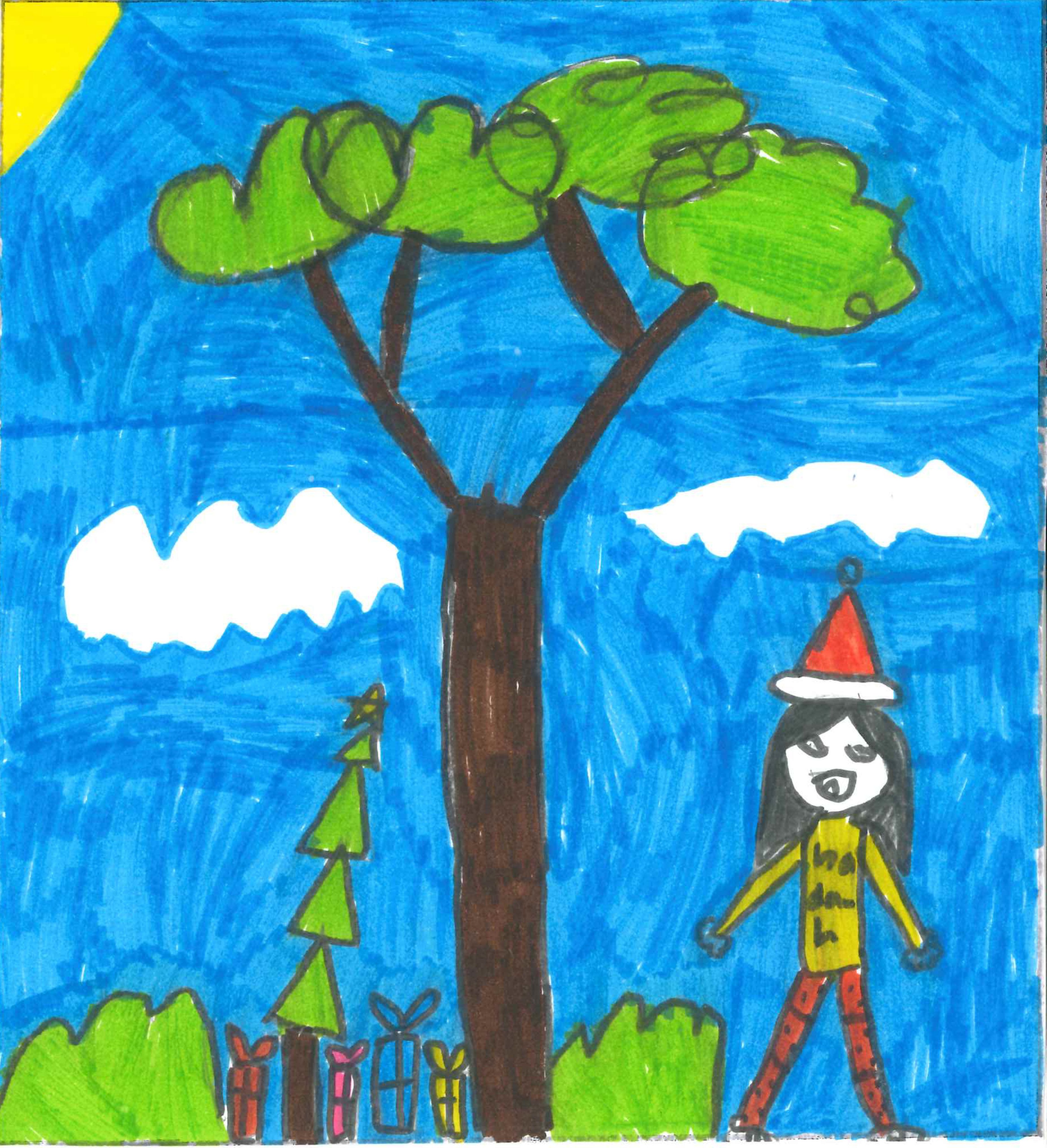 Postal de l’Escola Gerbert d’Orlhac del concurs del TOT Sant Cugat