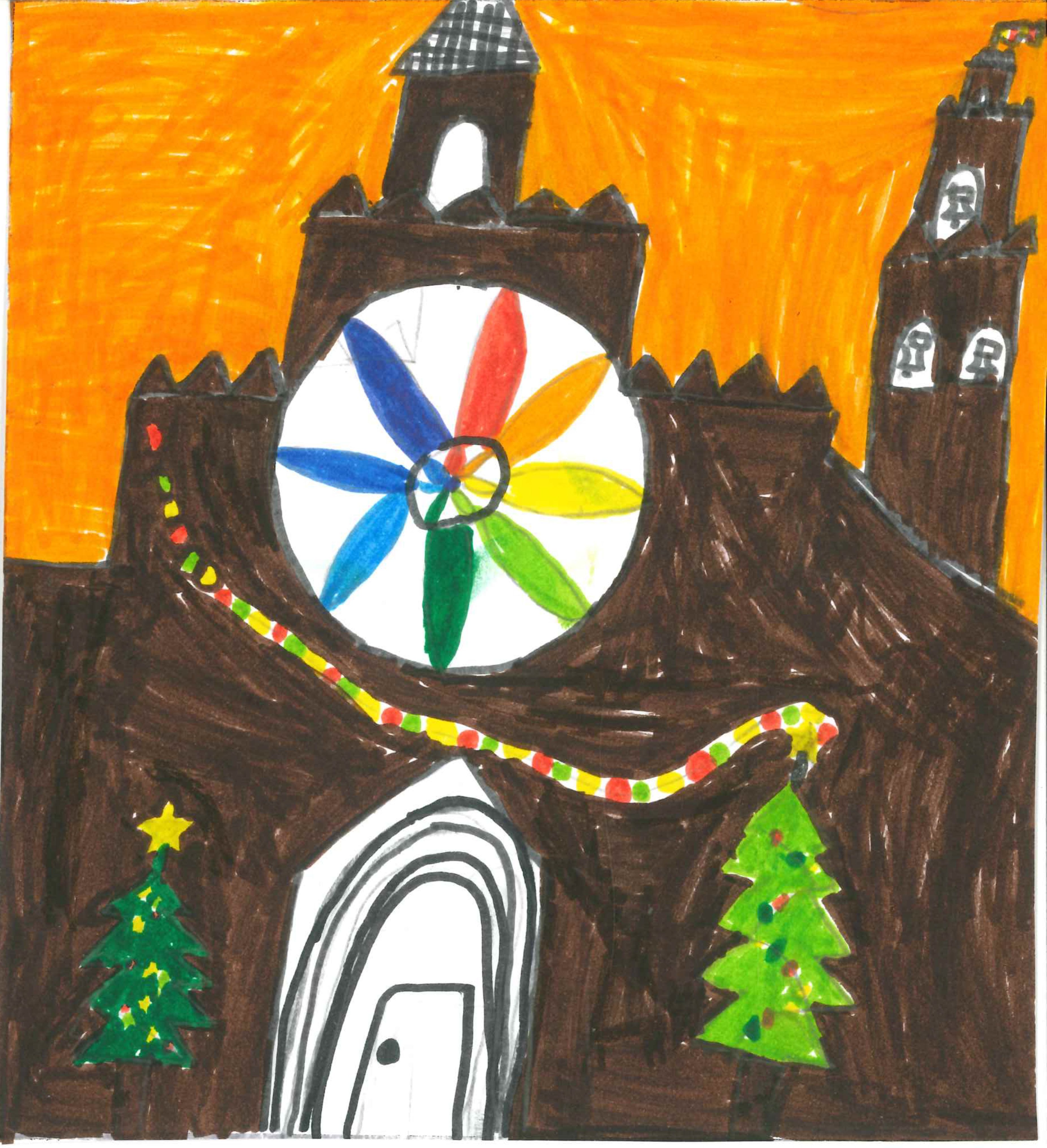 Postal de l’Escola Gerbert d’Orlhac del concurs del TOT Sant Cugat