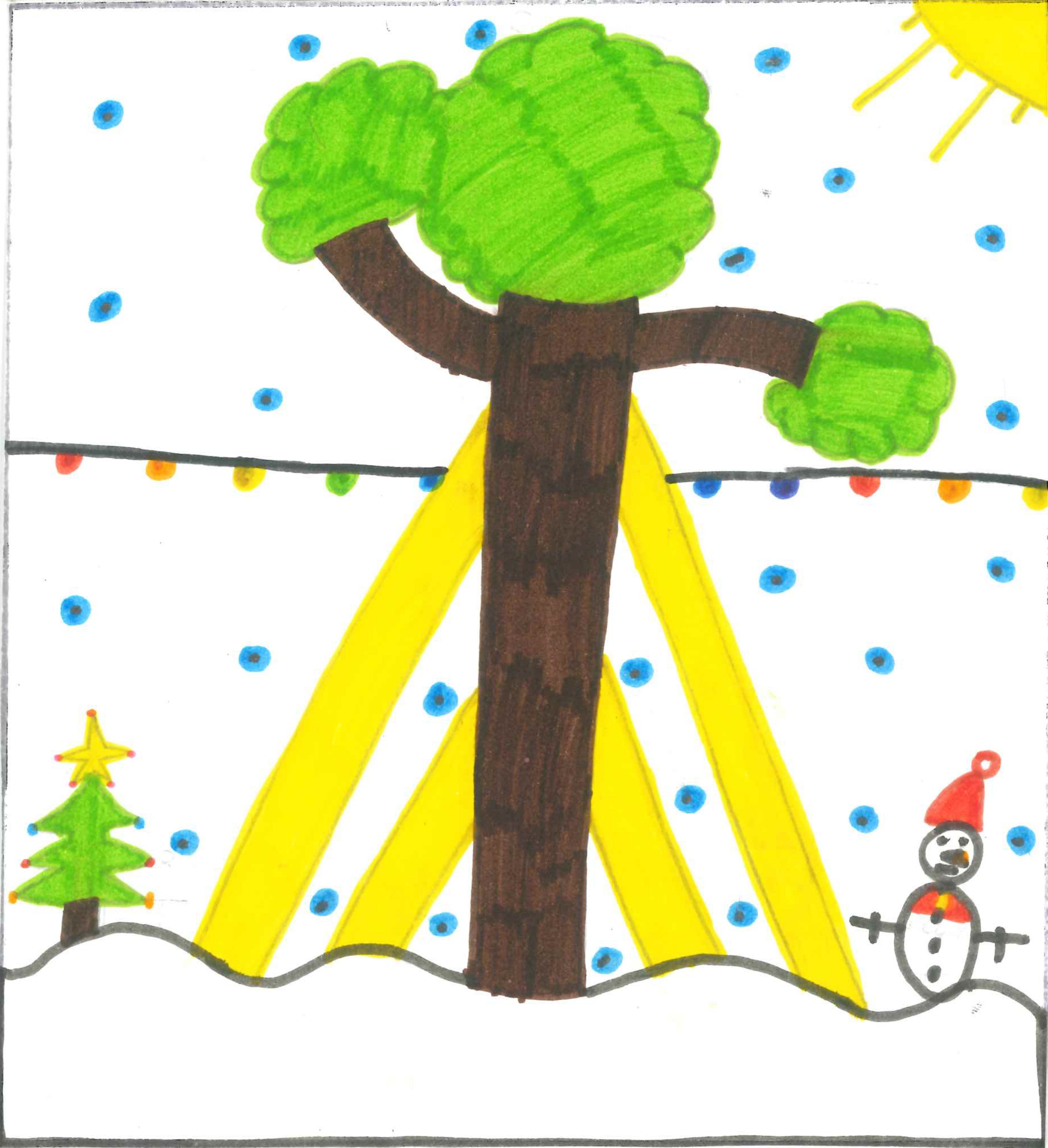 Postal de l’Escola Gerbert d’Orlhac del concurs del TOT Sant Cugat