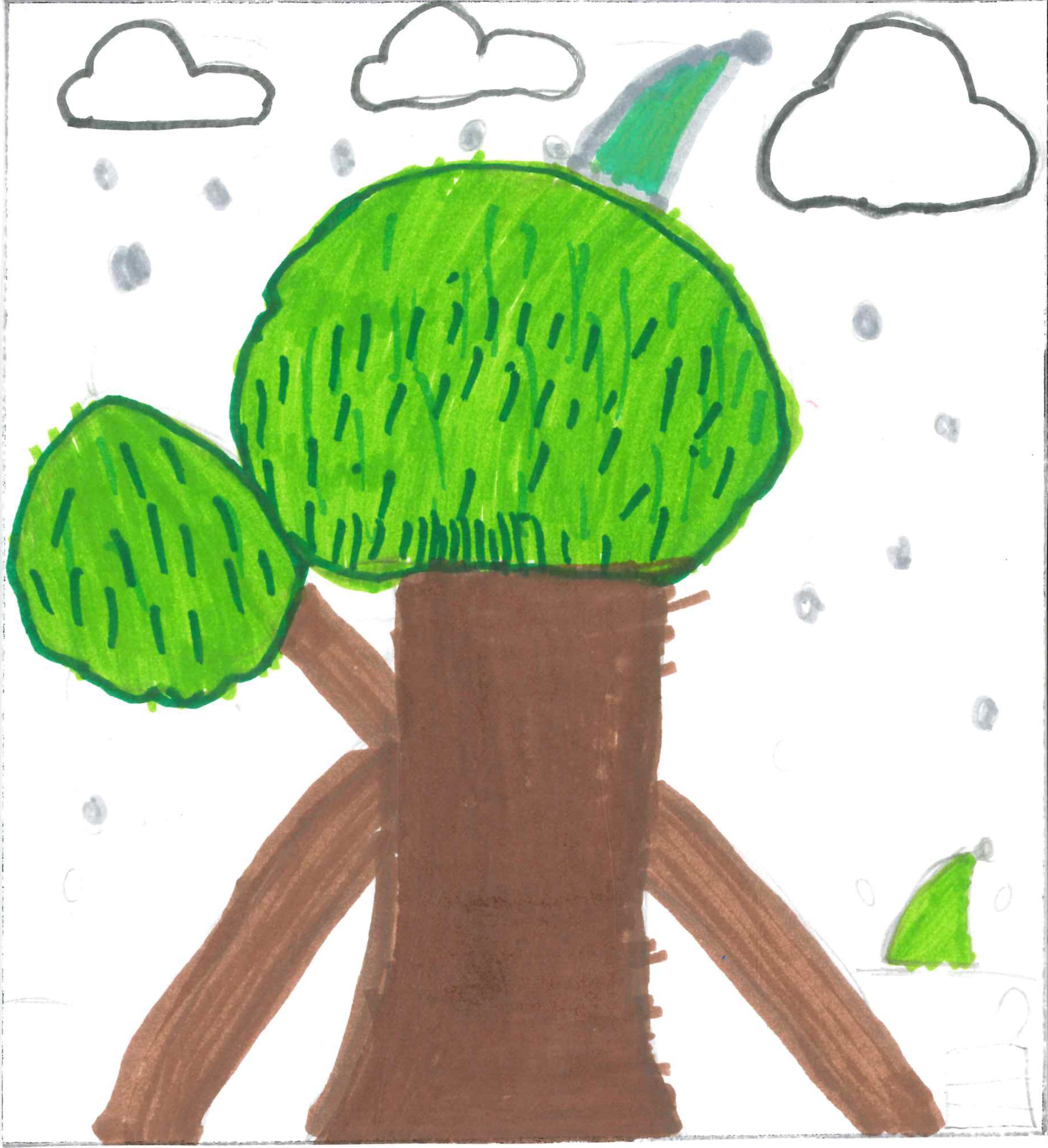 Postal de l’Escola Gerbert d’Orlhac del concurs del TOT Sant Cugat