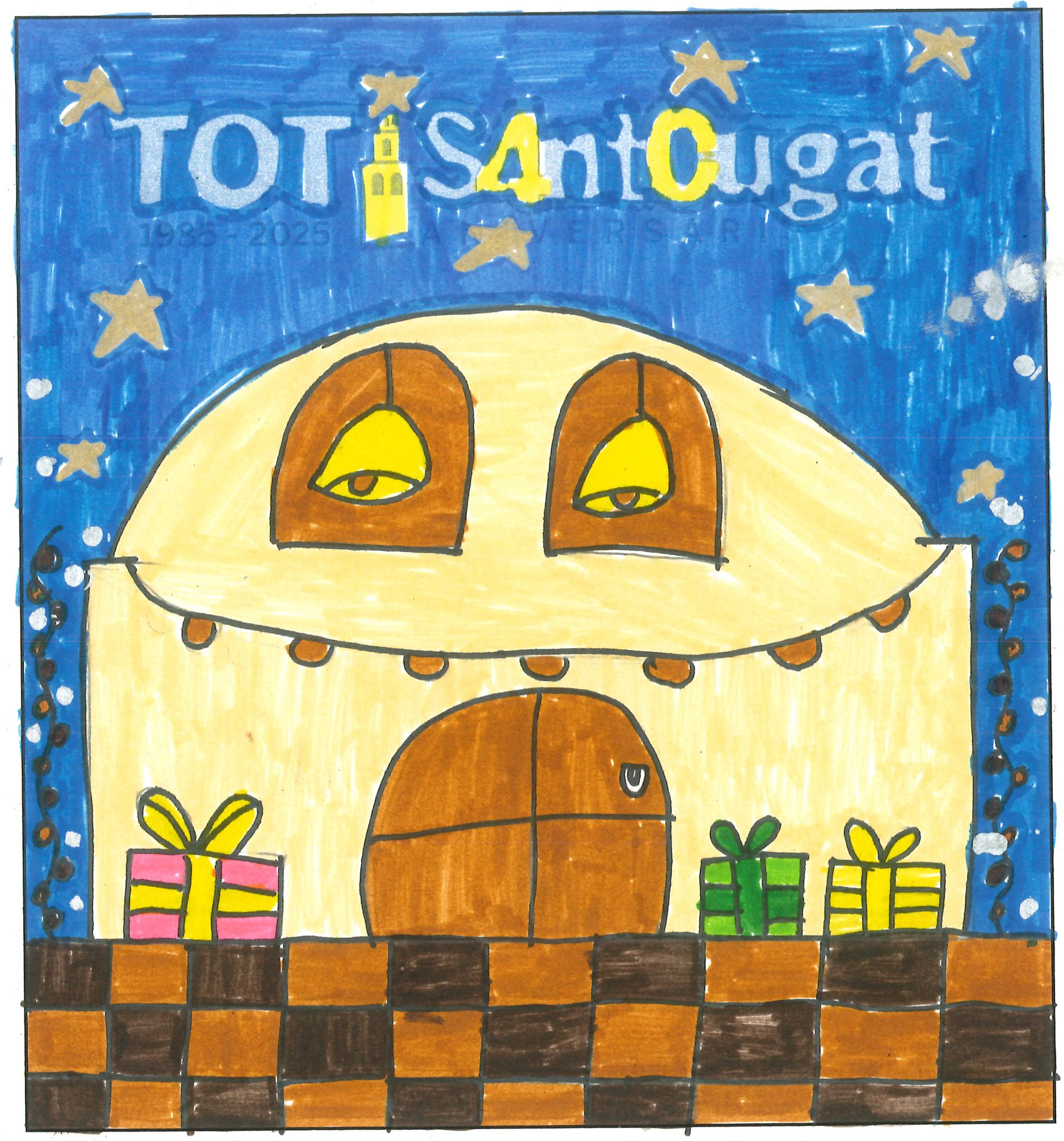 Postal de l’Escola Joan Maragall del concurs del TOT Sant Cugat