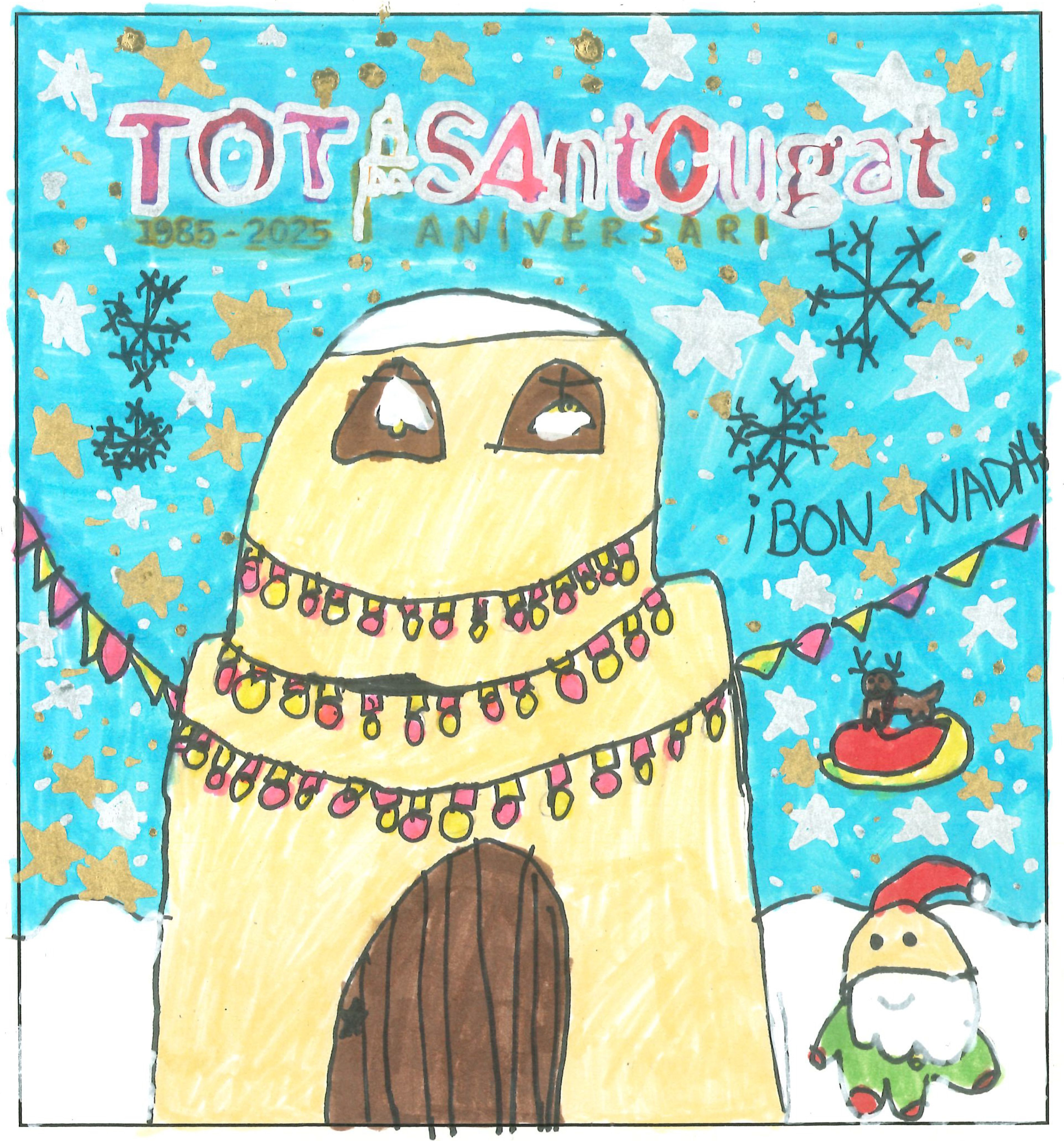 Postal de l’Escola Joan Maragall del concurs del TOT Sant Cugat