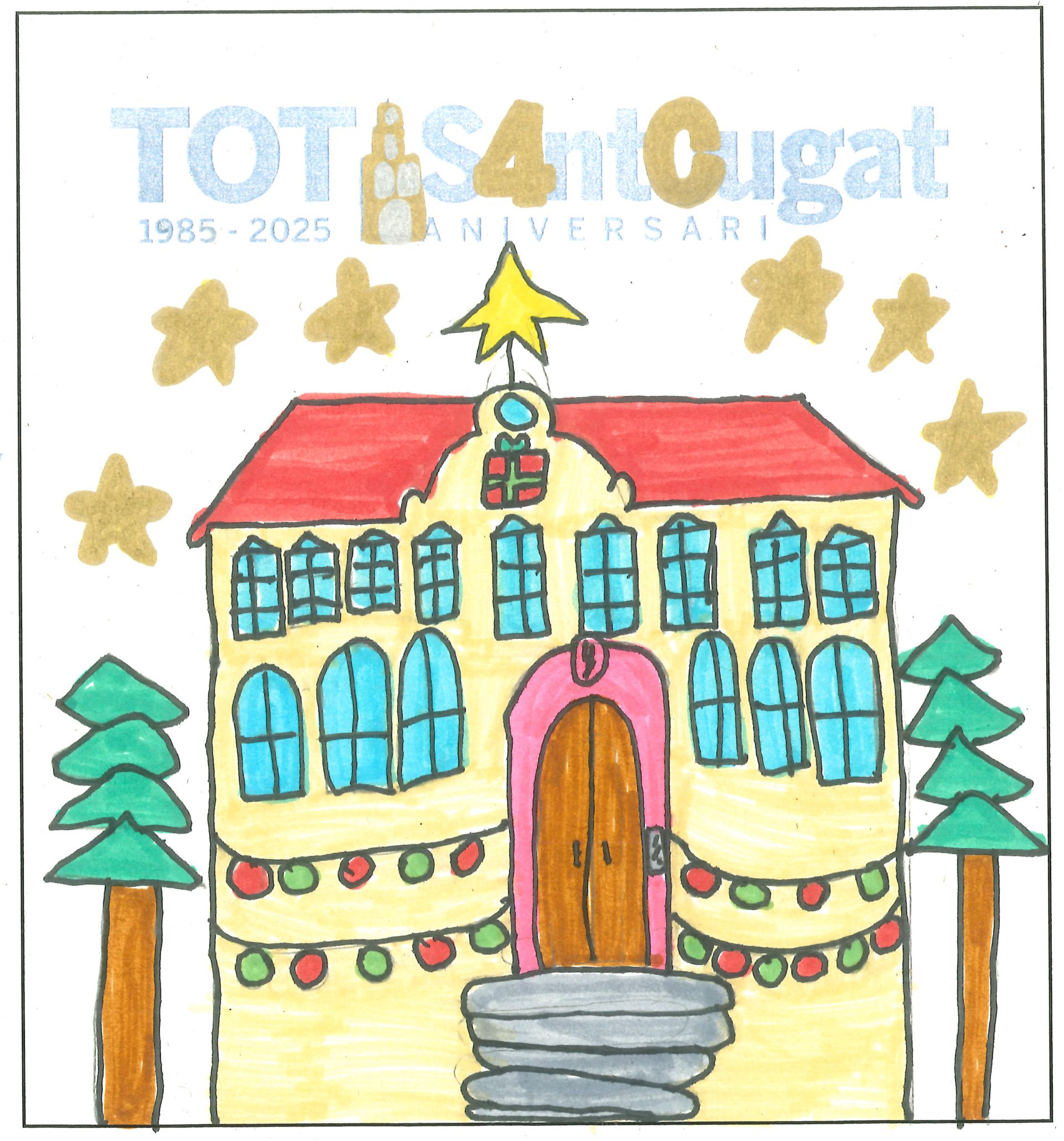 Postal de l’Escola Joan Maragall del concurs del TOT Sant Cugat