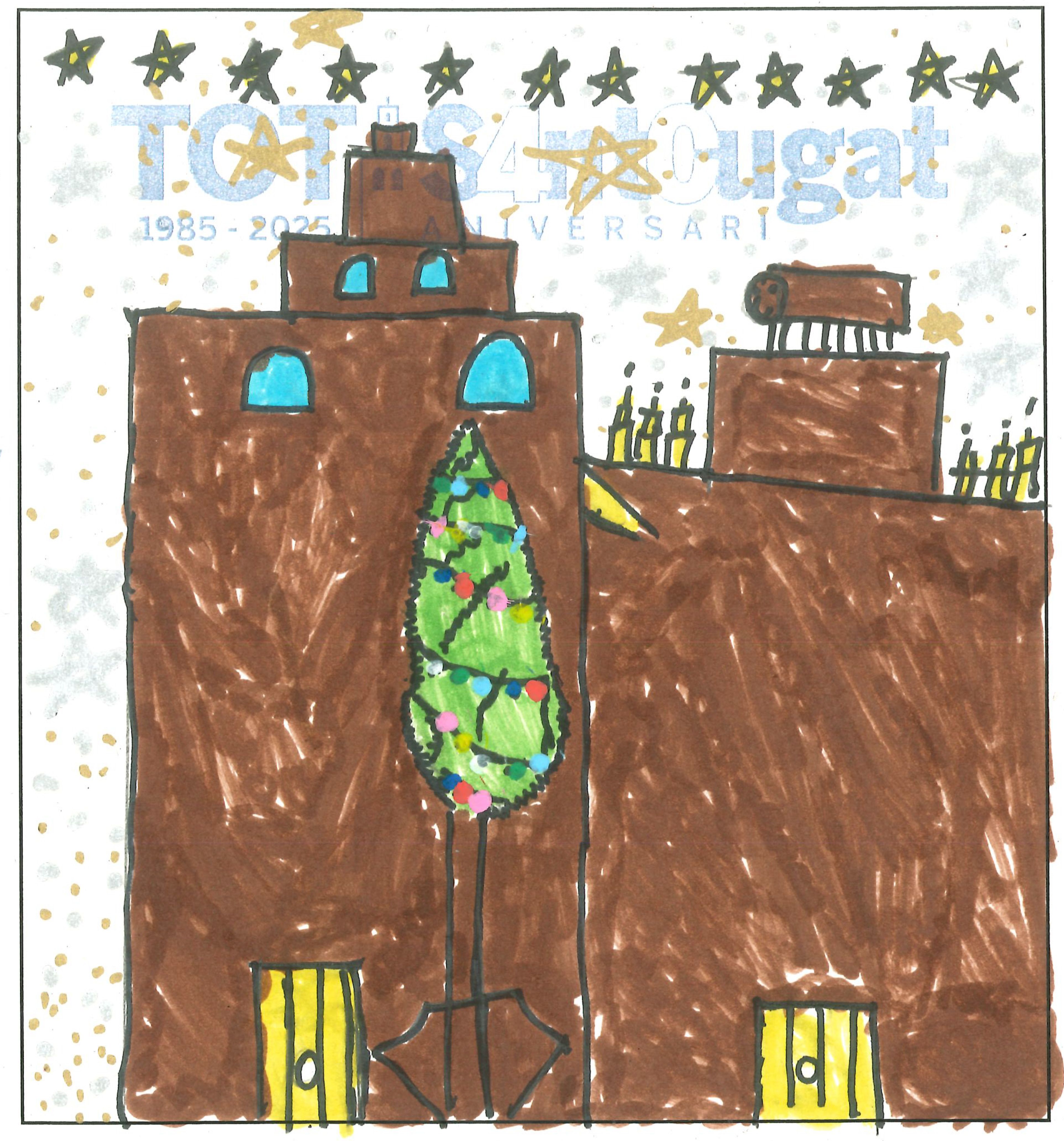 Postal de l’Escola Joan Maragall del concurs del TOT Sant Cugat