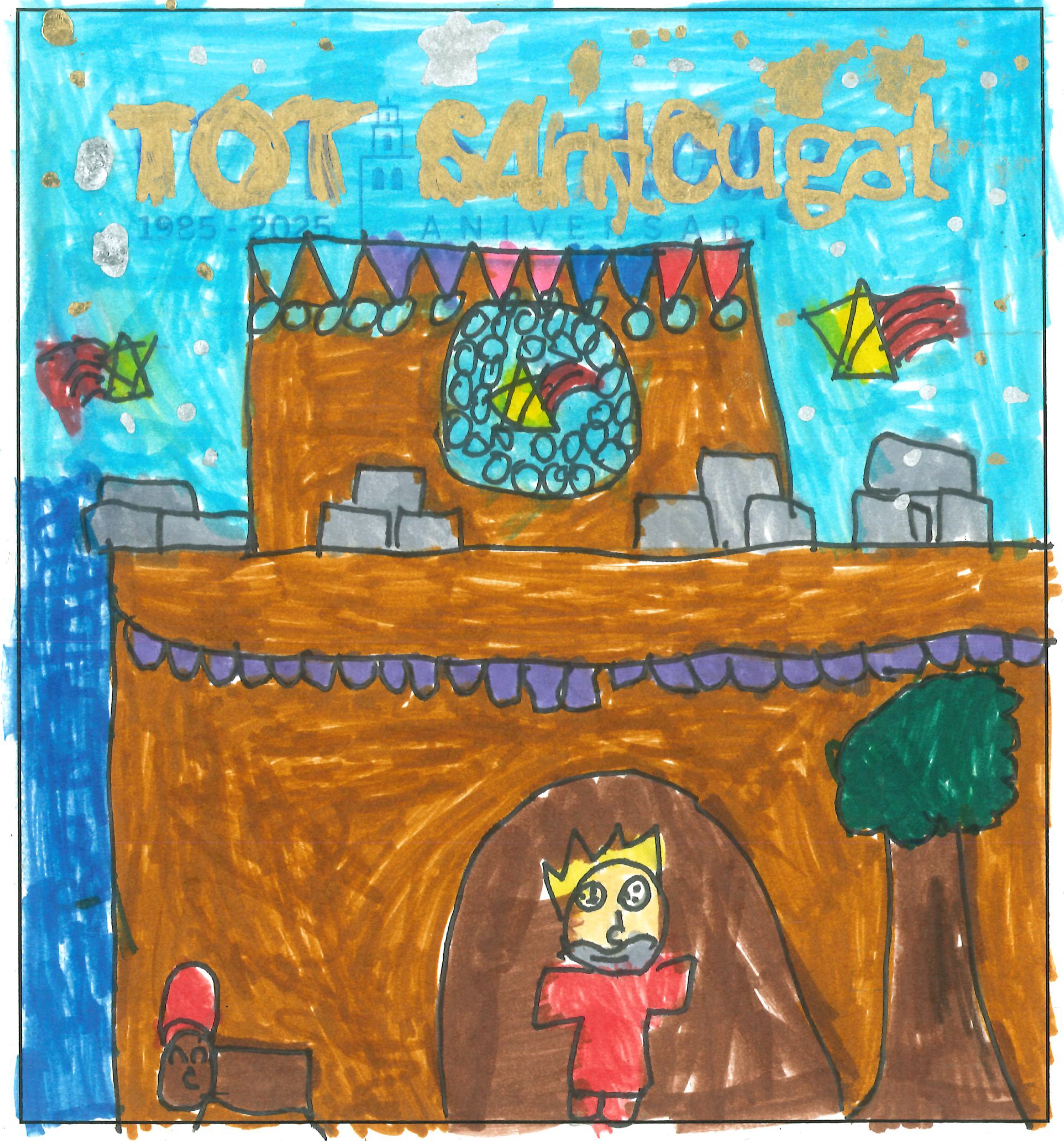 Postal de l’Escola Joan Maragall del concurs del TOT Sant Cugat