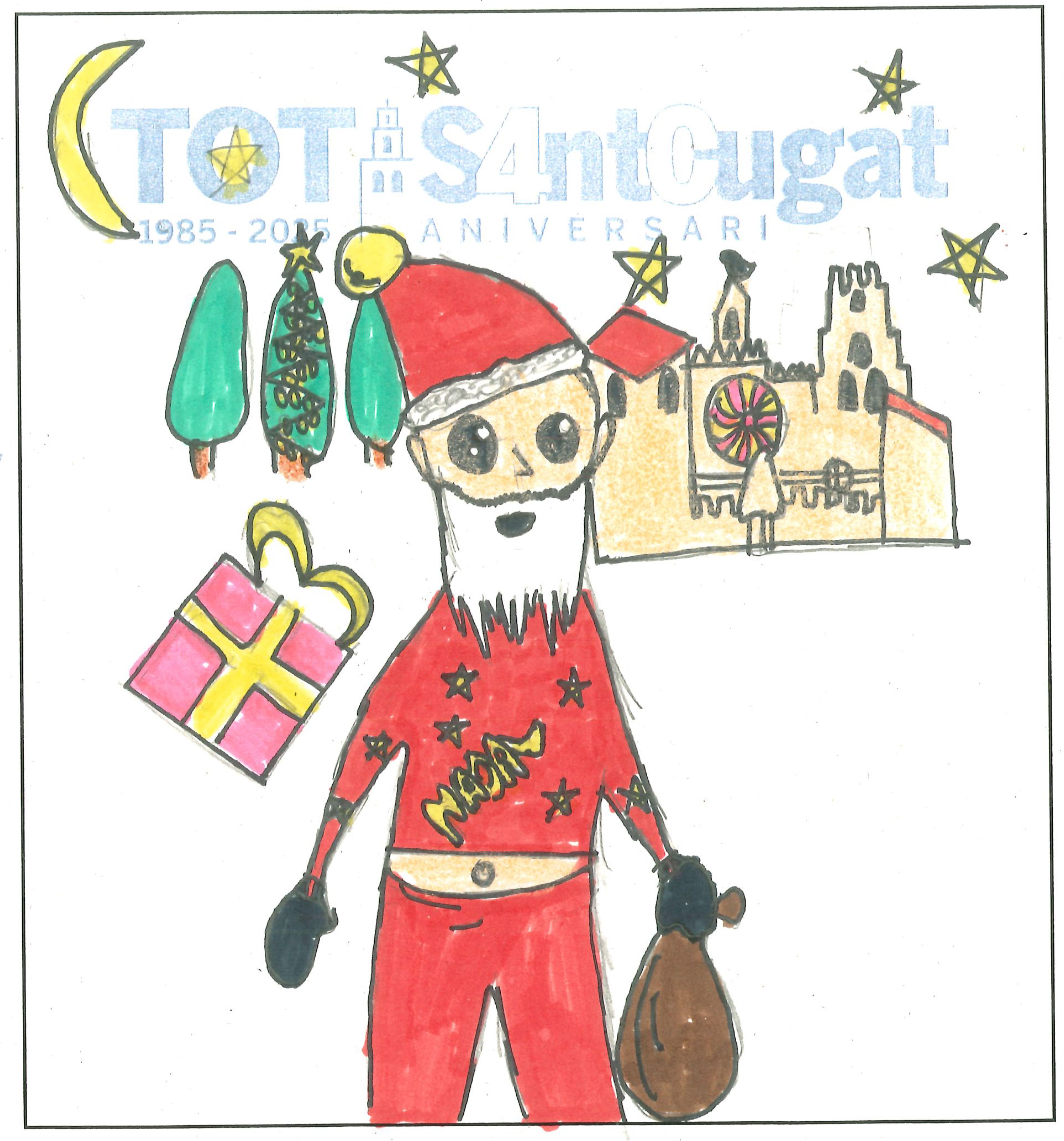 Postal de l’Escola Joan Maragall del concurs del TOT Sant Cugat