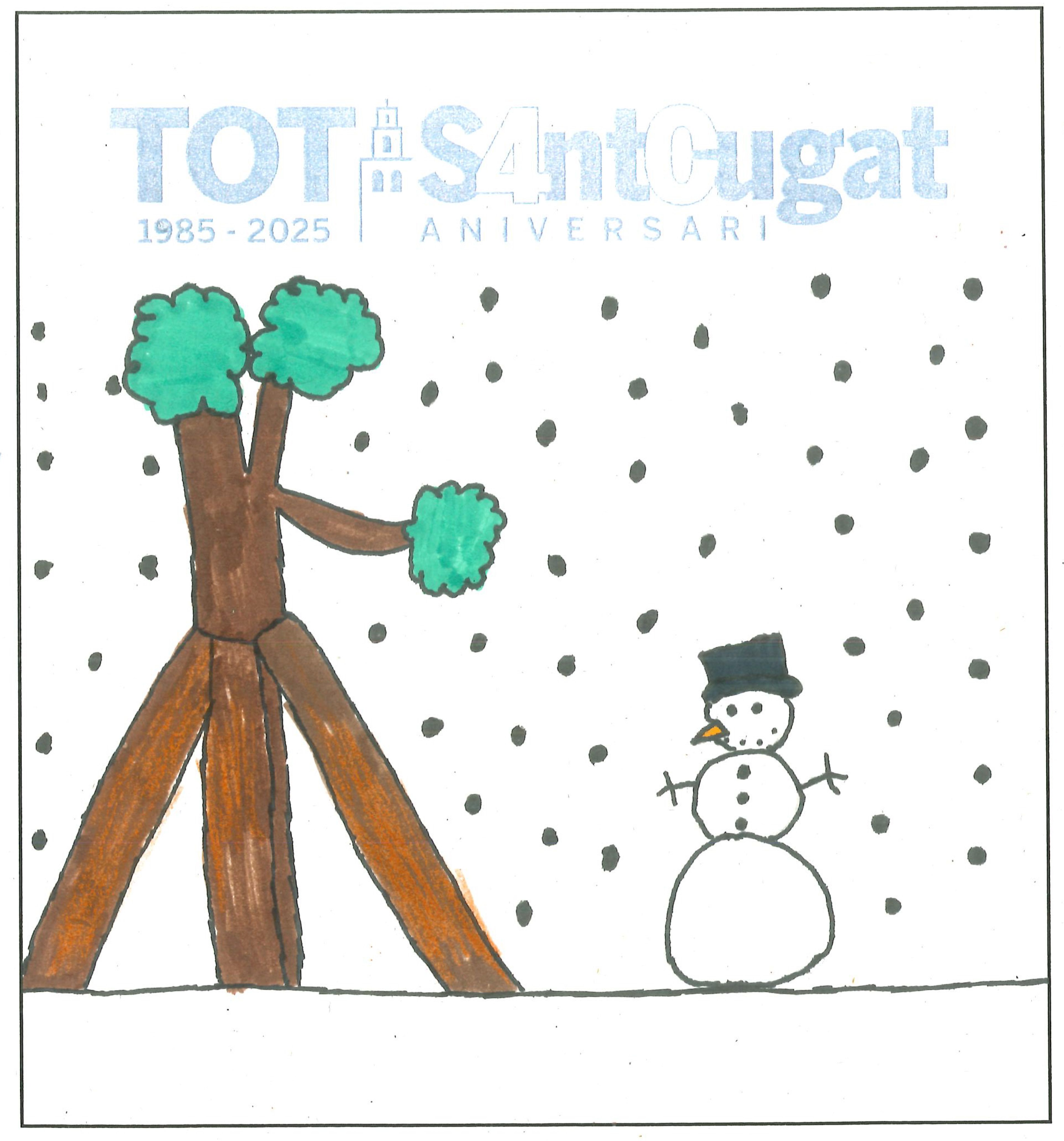 Postal de l’Escola Joan Maragall del concurs del TOT Sant Cugat