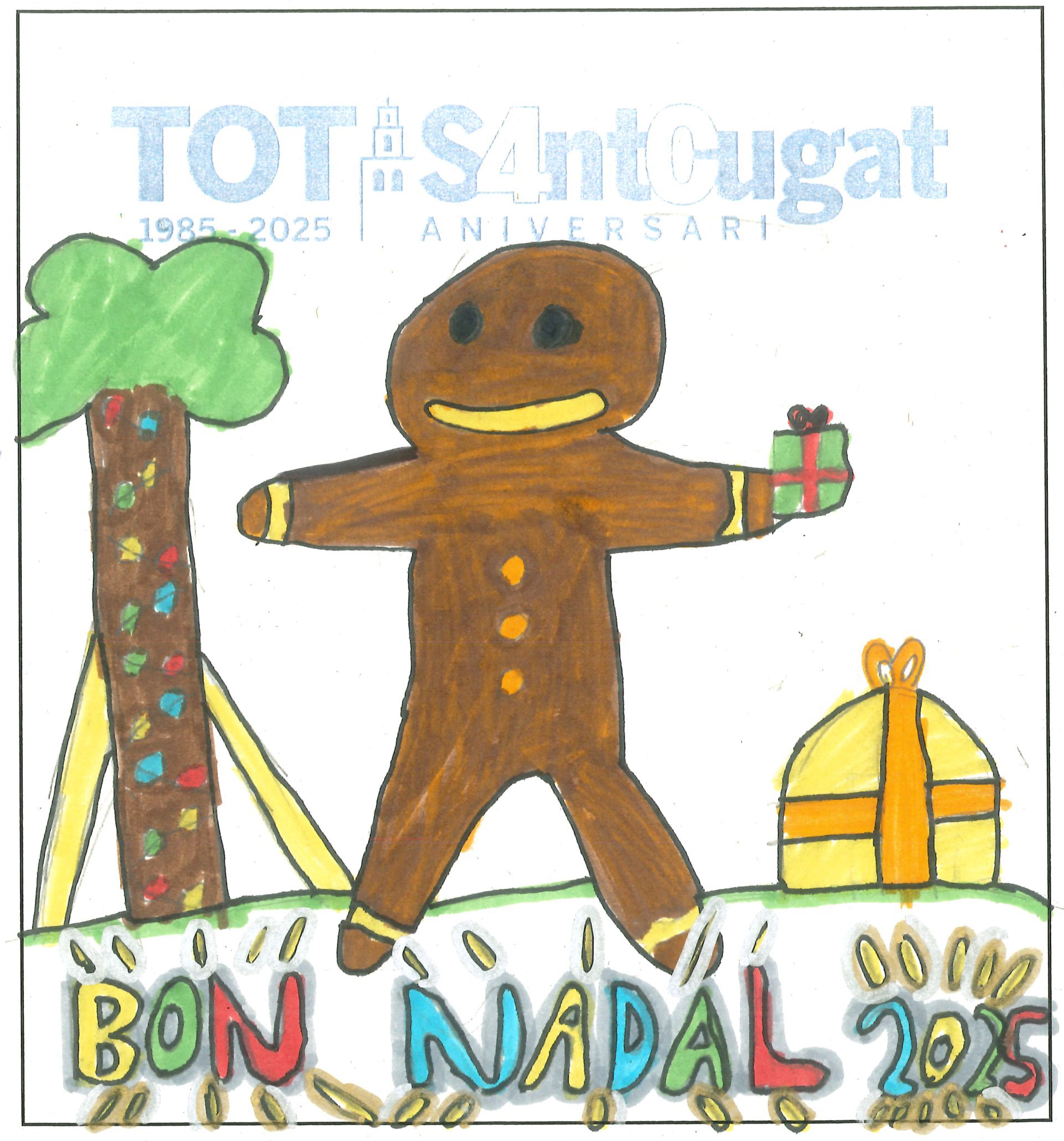 Postal de l’Escola Joan Maragall del concurs del TOT Sant Cugat