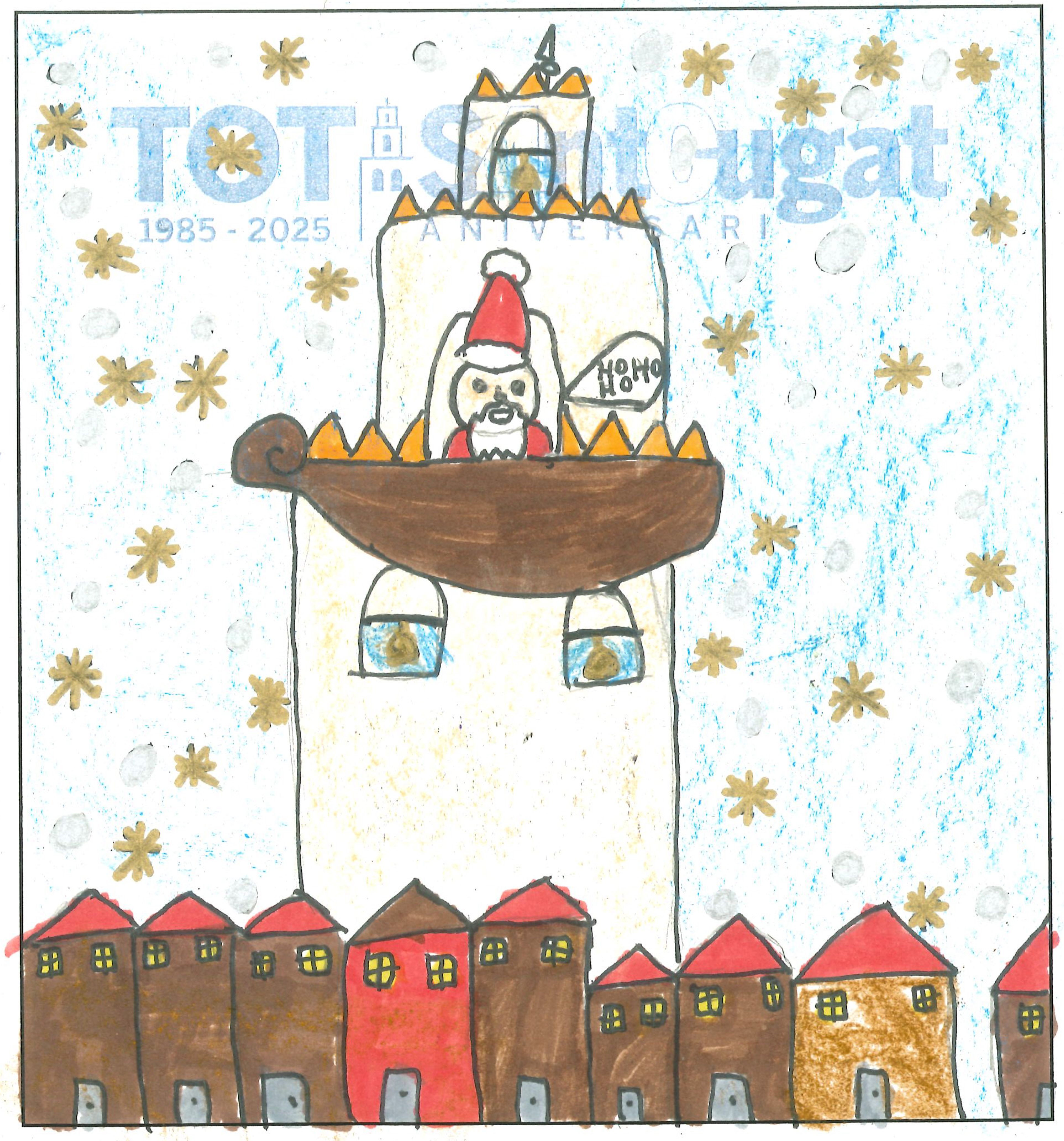 Postal de l’Escola Joan Maragall del concurs del TOT Sant Cugat