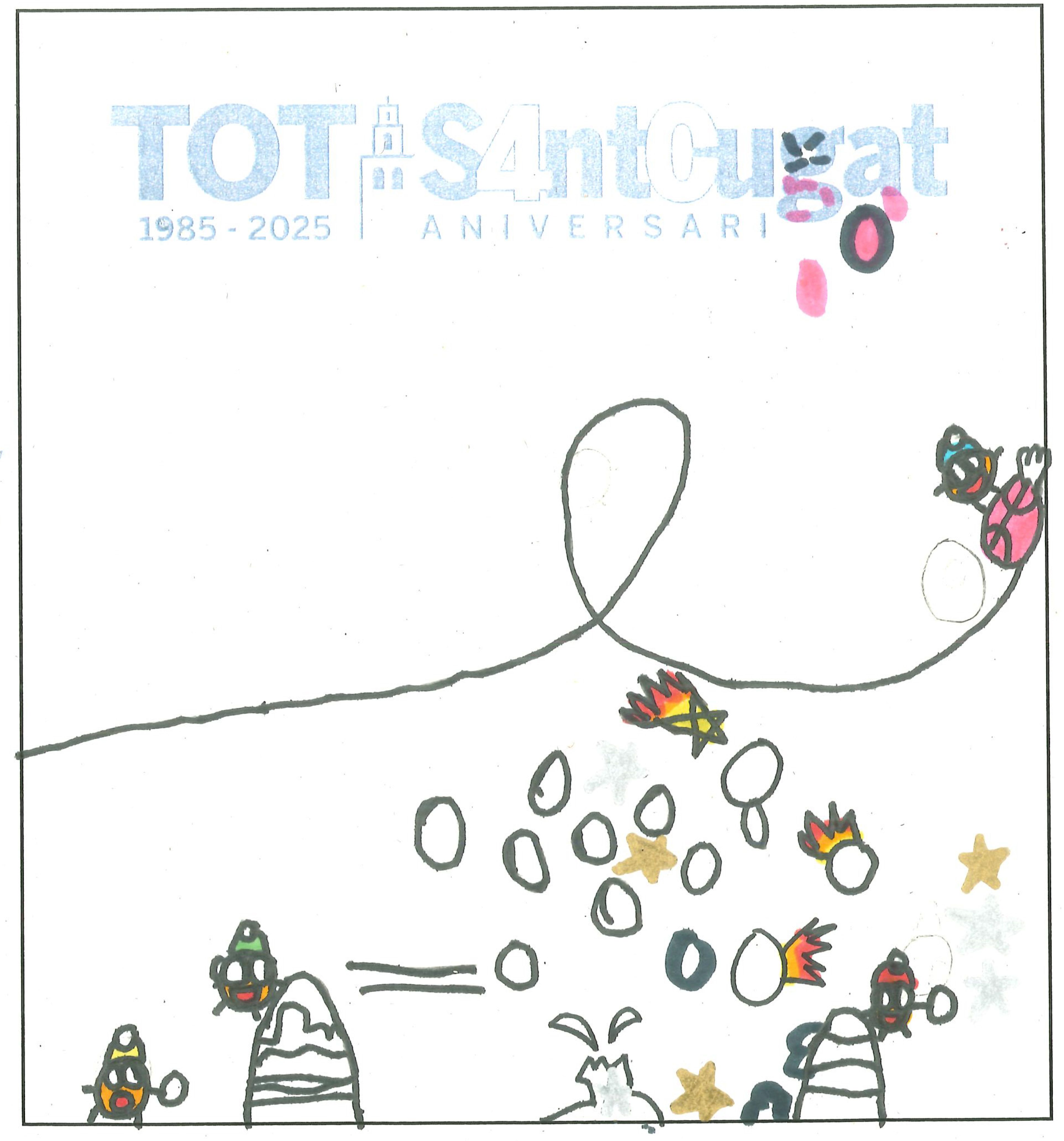 Postal de l’Escola Joan Maragall del concurs del TOT Sant Cugat