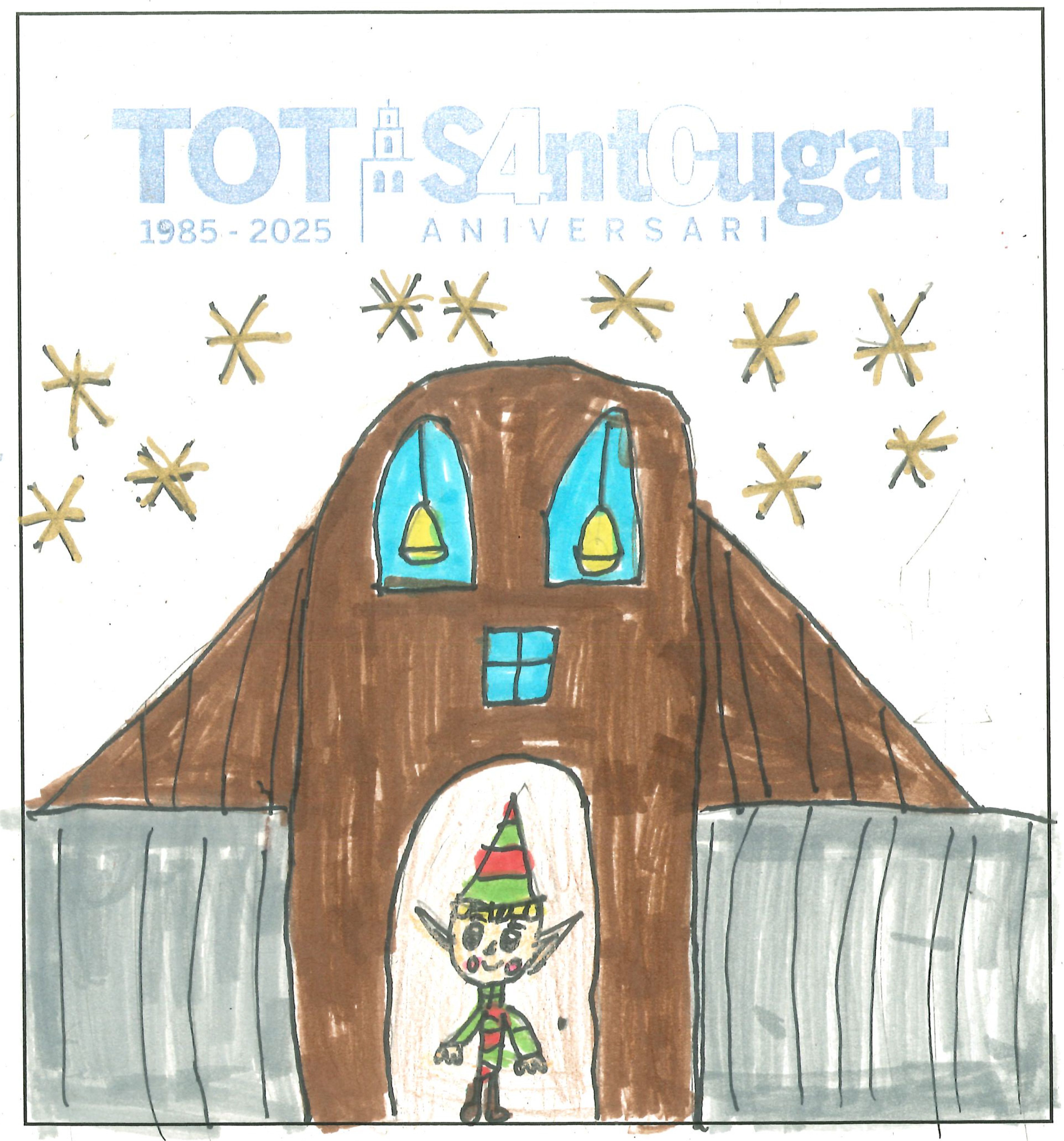 Postal de l’Escola Joan Maragall del concurs del TOT Sant Cugat