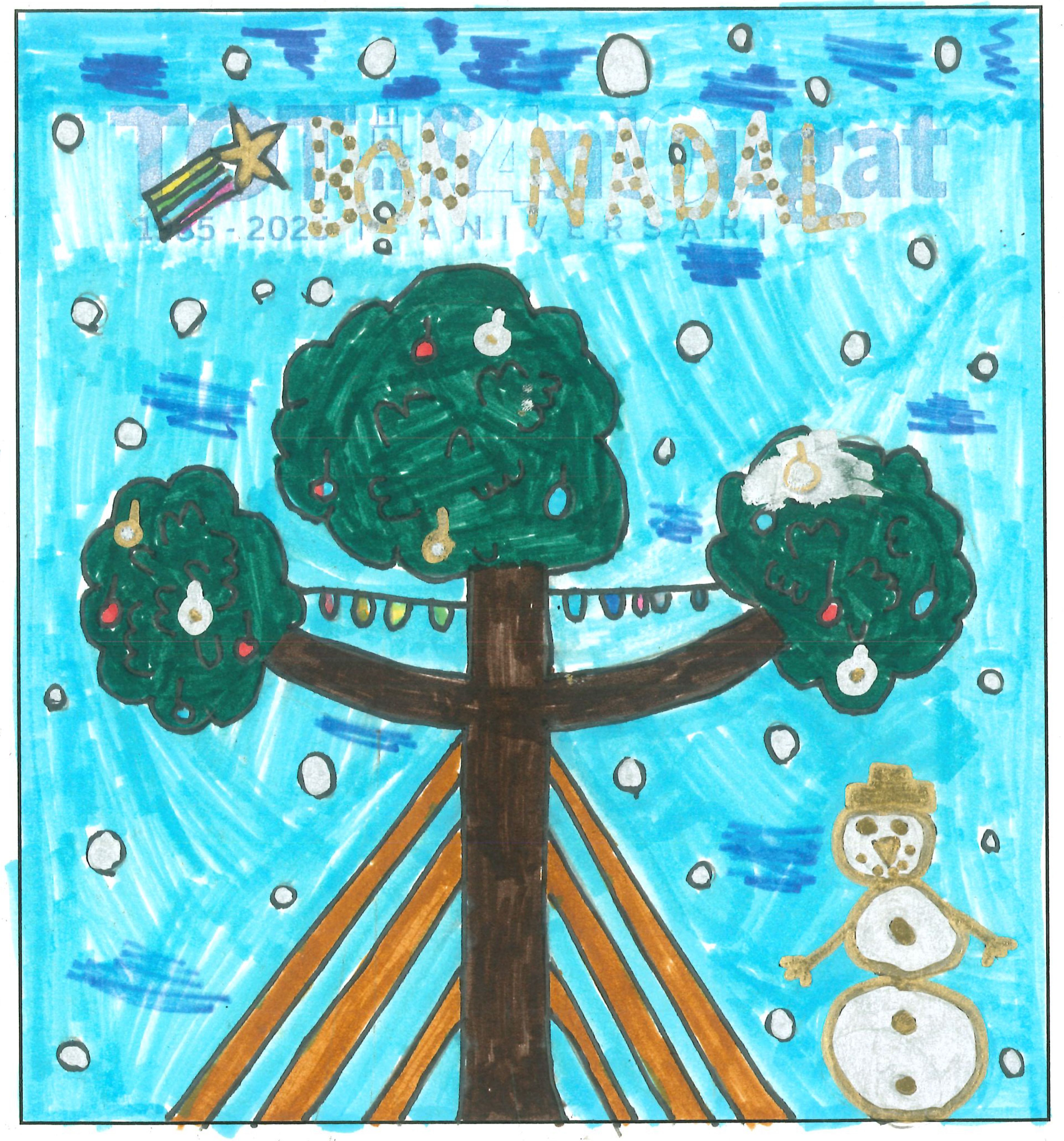 Postal de l’Escola Joan Maragall del concurs del TOT Sant Cugat