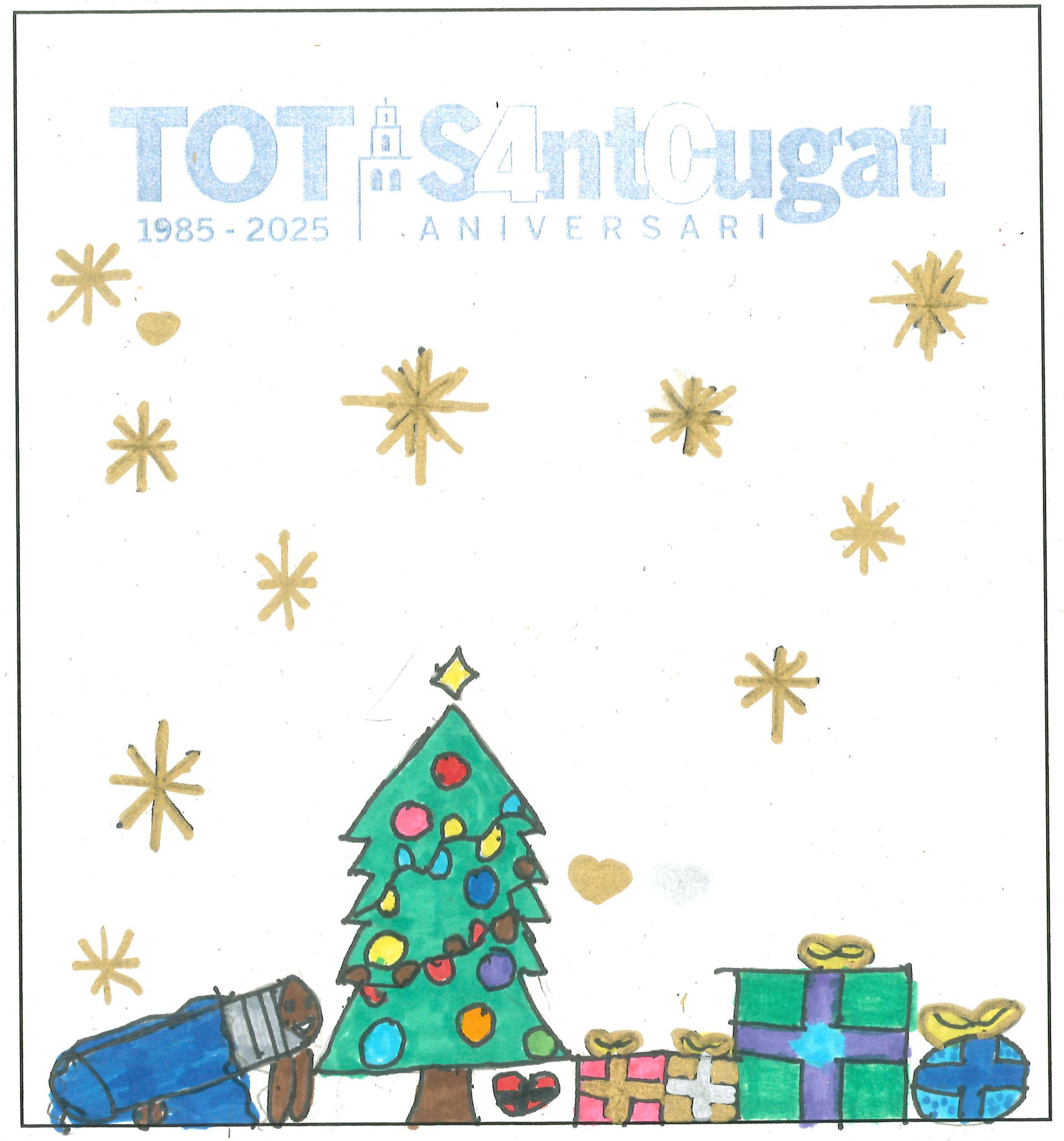 Postal de l’Escola Joan Maragall del concurs del TOT Sant Cugat