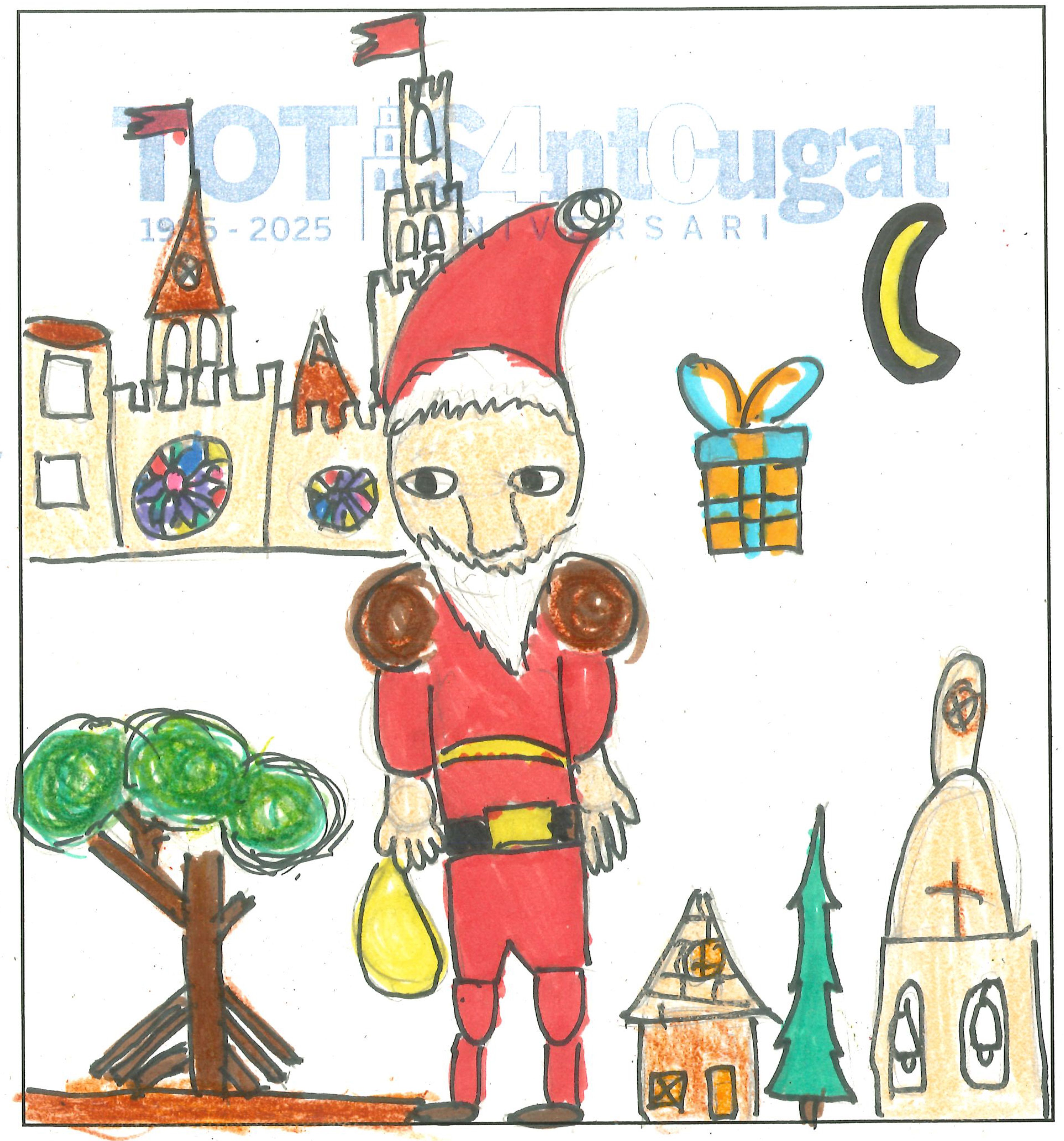 Postal de l’Escola Joan Maragall del concurs del TOT Sant Cugat