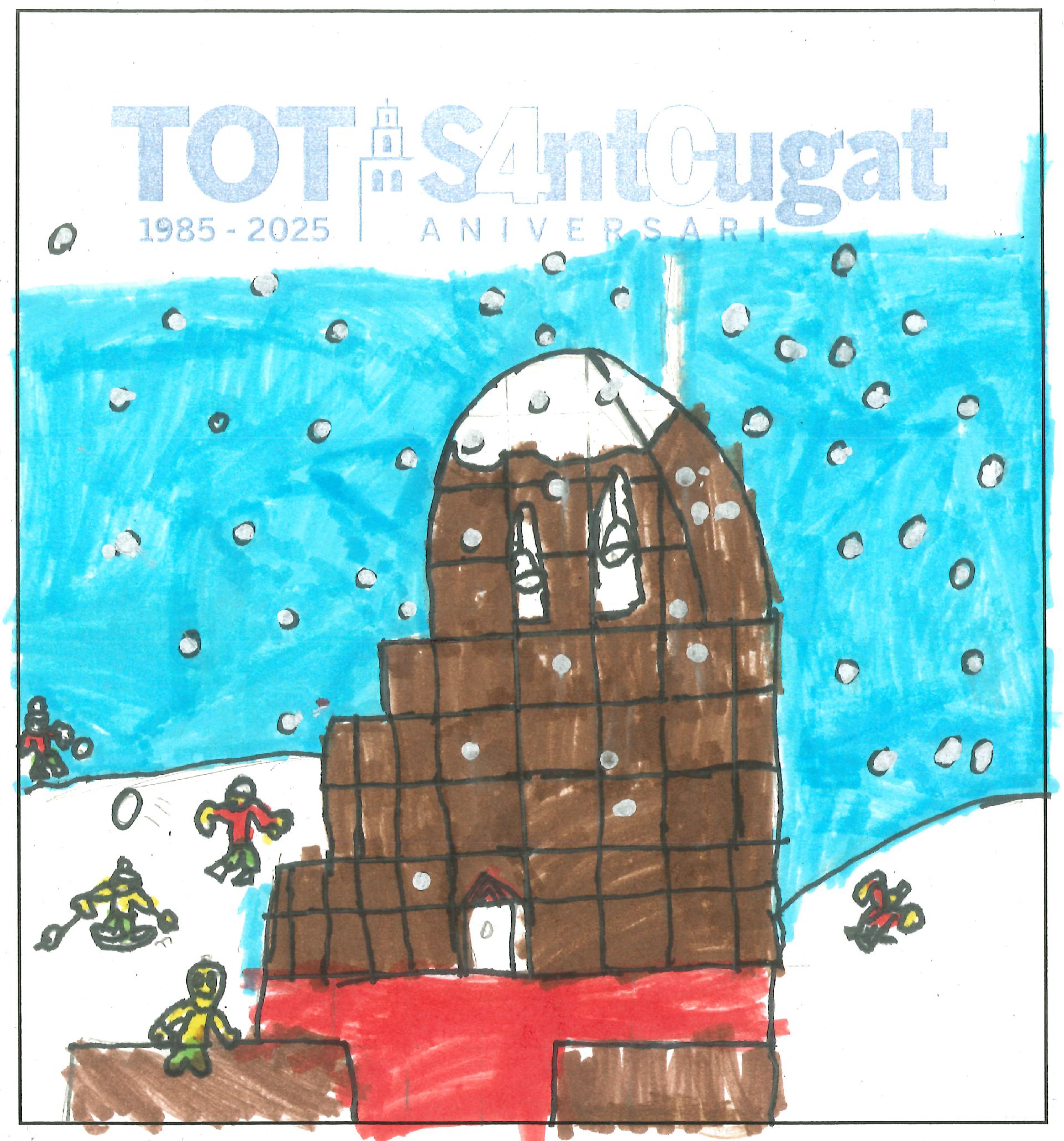 Postal de l’Escola Joan Maragall del concurs del TOT Sant Cugat