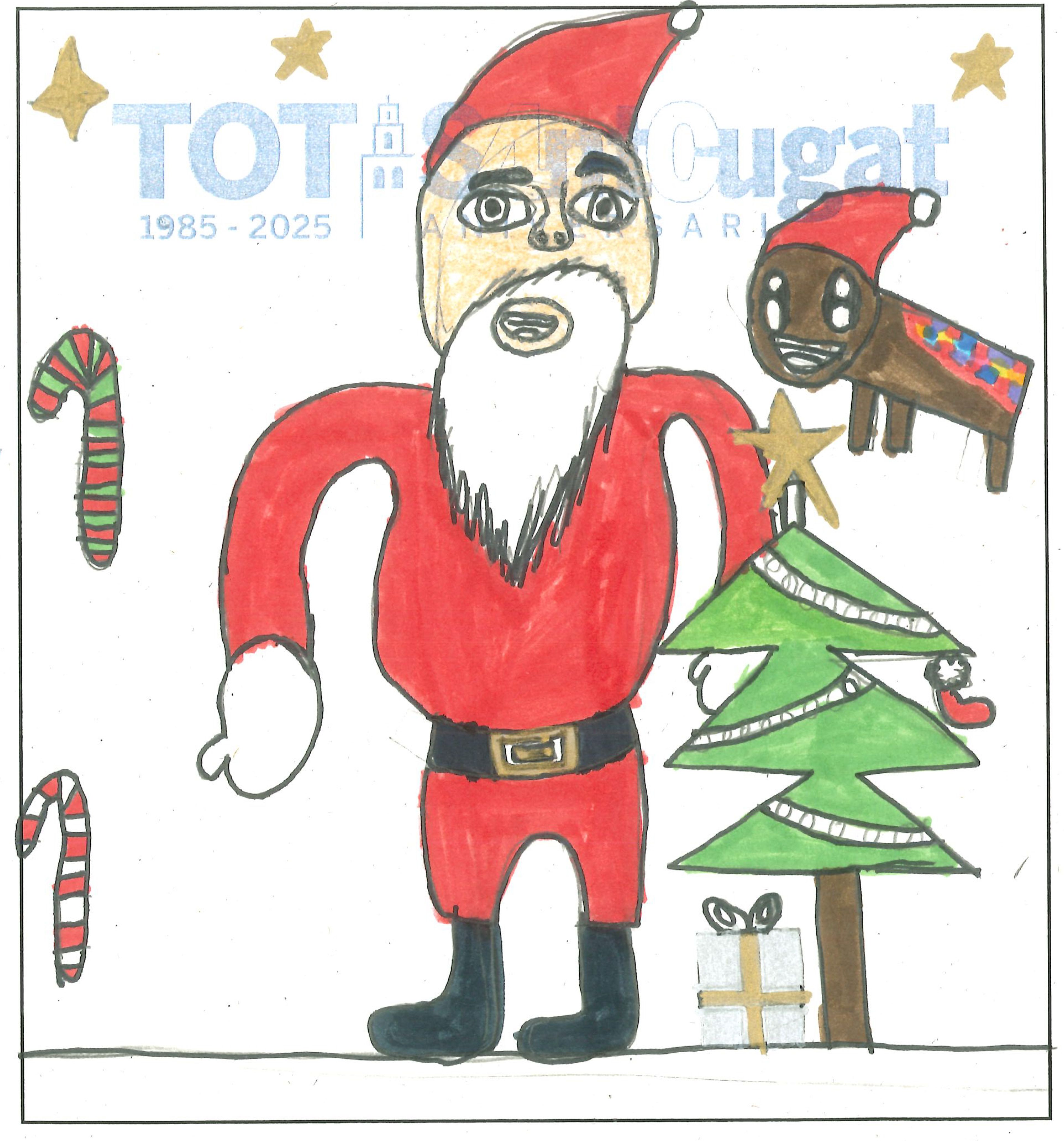 Postal de l’Escola Joan Maragall del concurs del TOT Sant Cugat