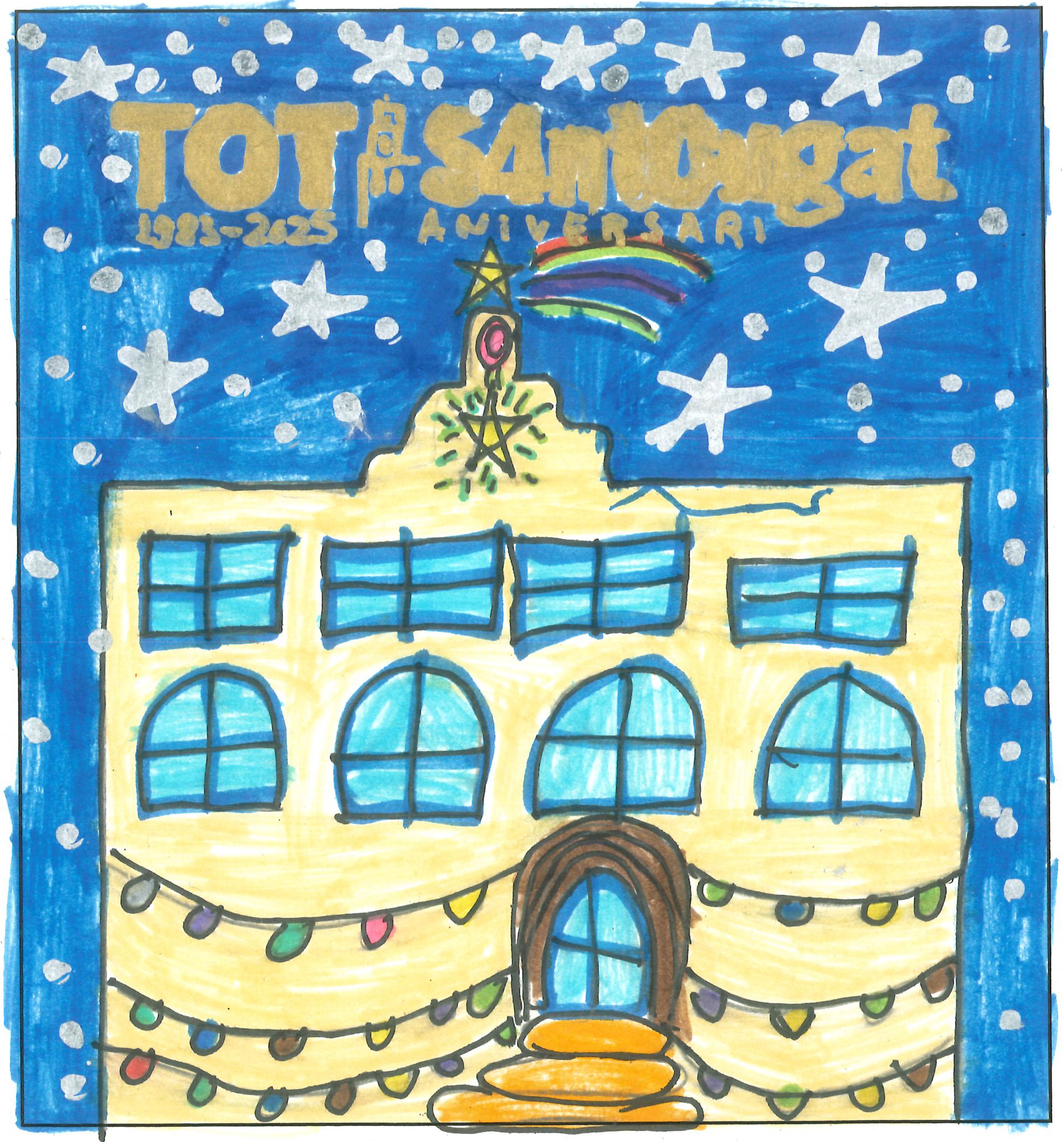 Postal de l’Escola Joan Maragall del concurs del TOT Sant Cugat