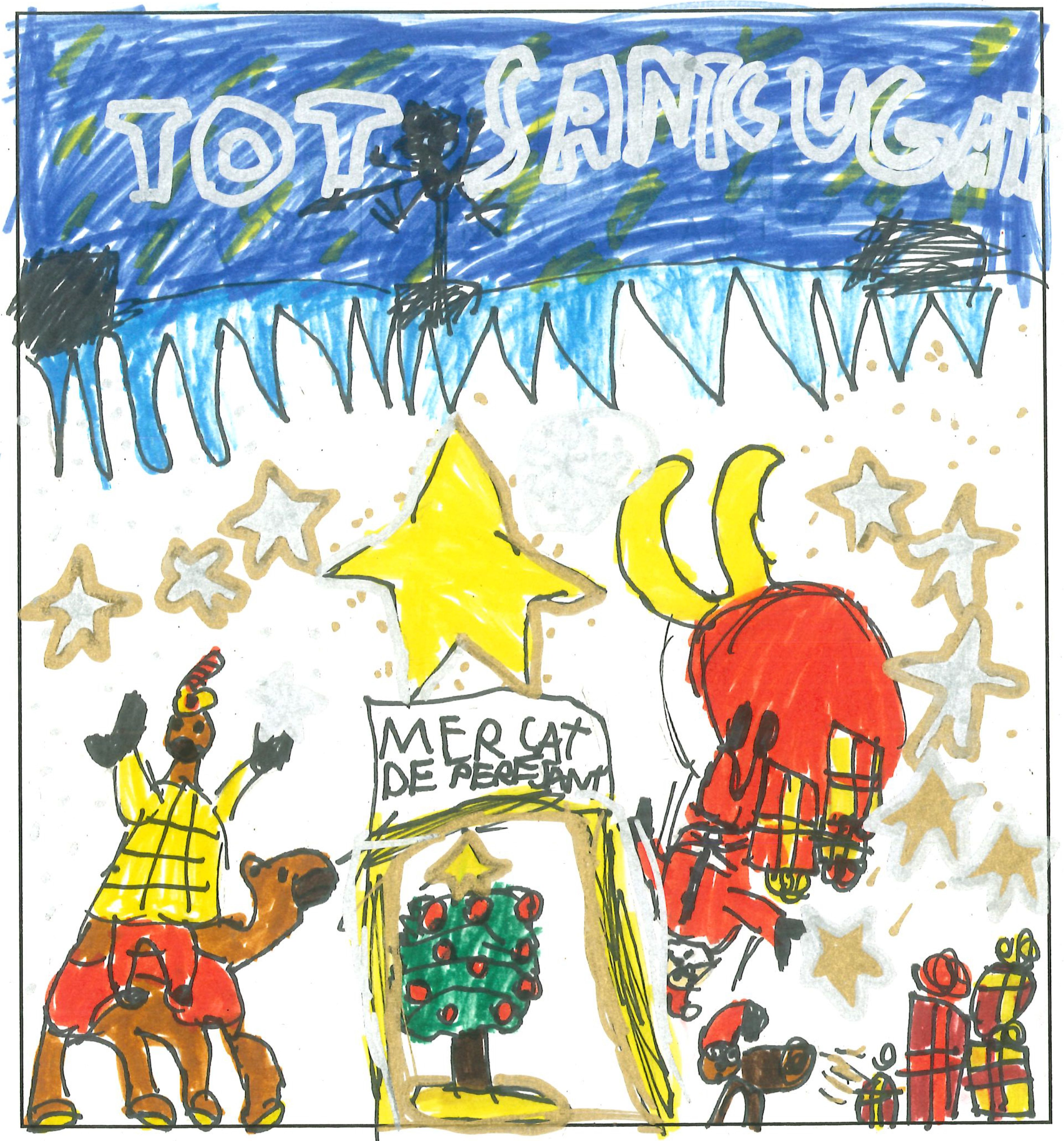 Postal de l’Escola Joan Maragall del concurs del TOT Sant Cugat