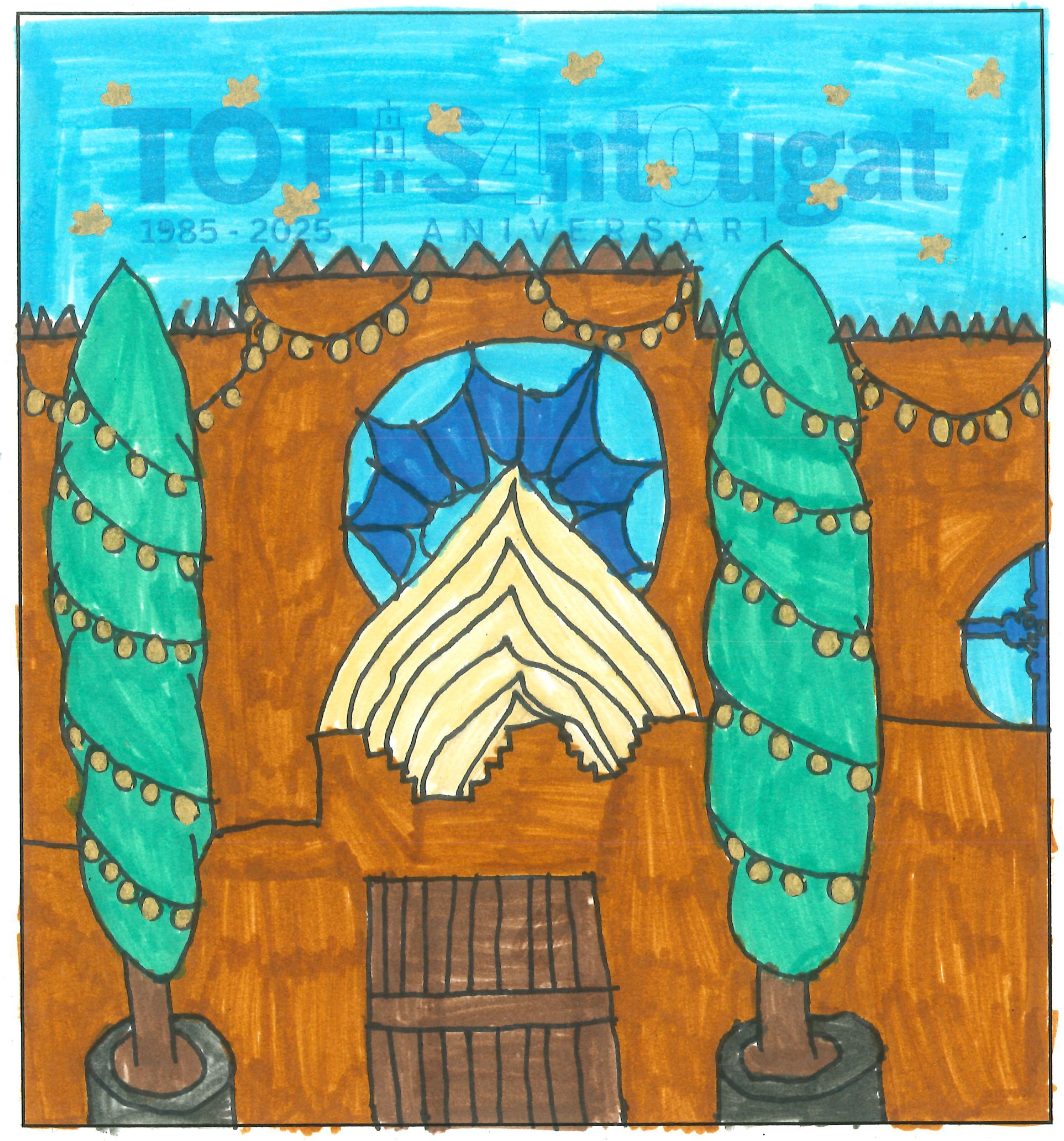 Postal de l’Escola Joan Maragall del concurs del TOT Sant Cugat