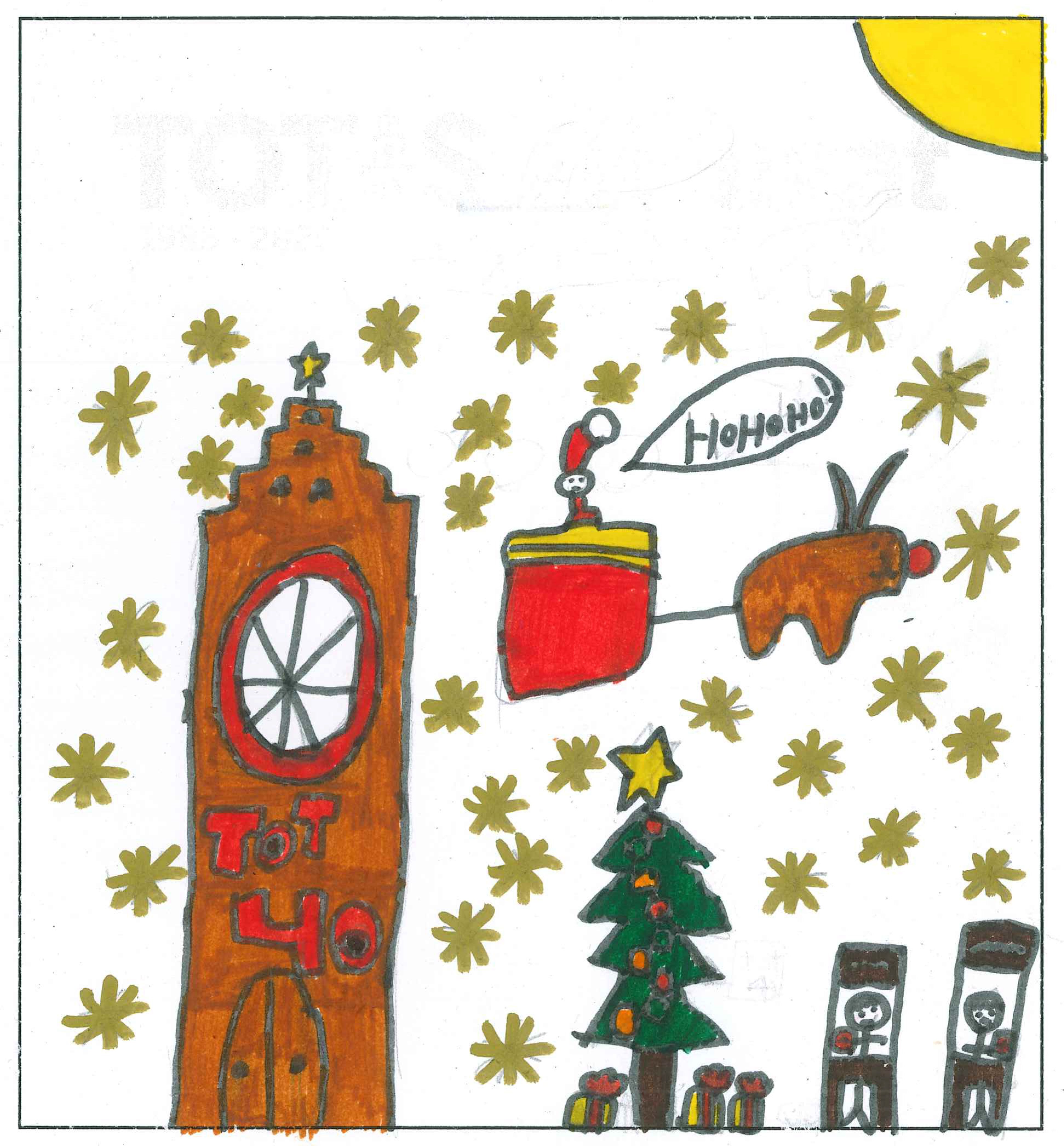 Postal de l’Escola l’Olivera del concurs del TOT Sant Cugat