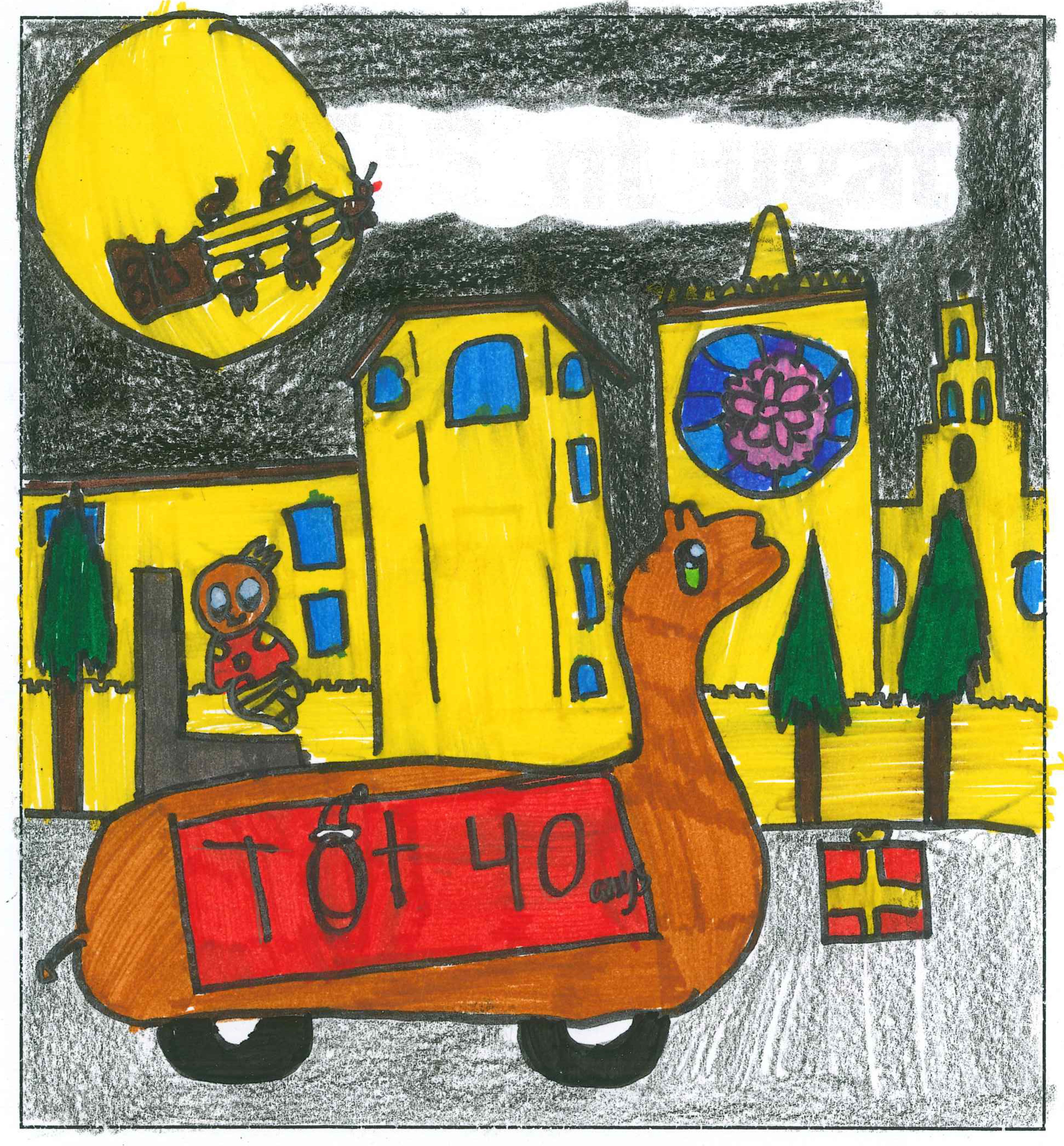 Postal de l’Escola l’Olivera del concurs del TOT Sant Cugat