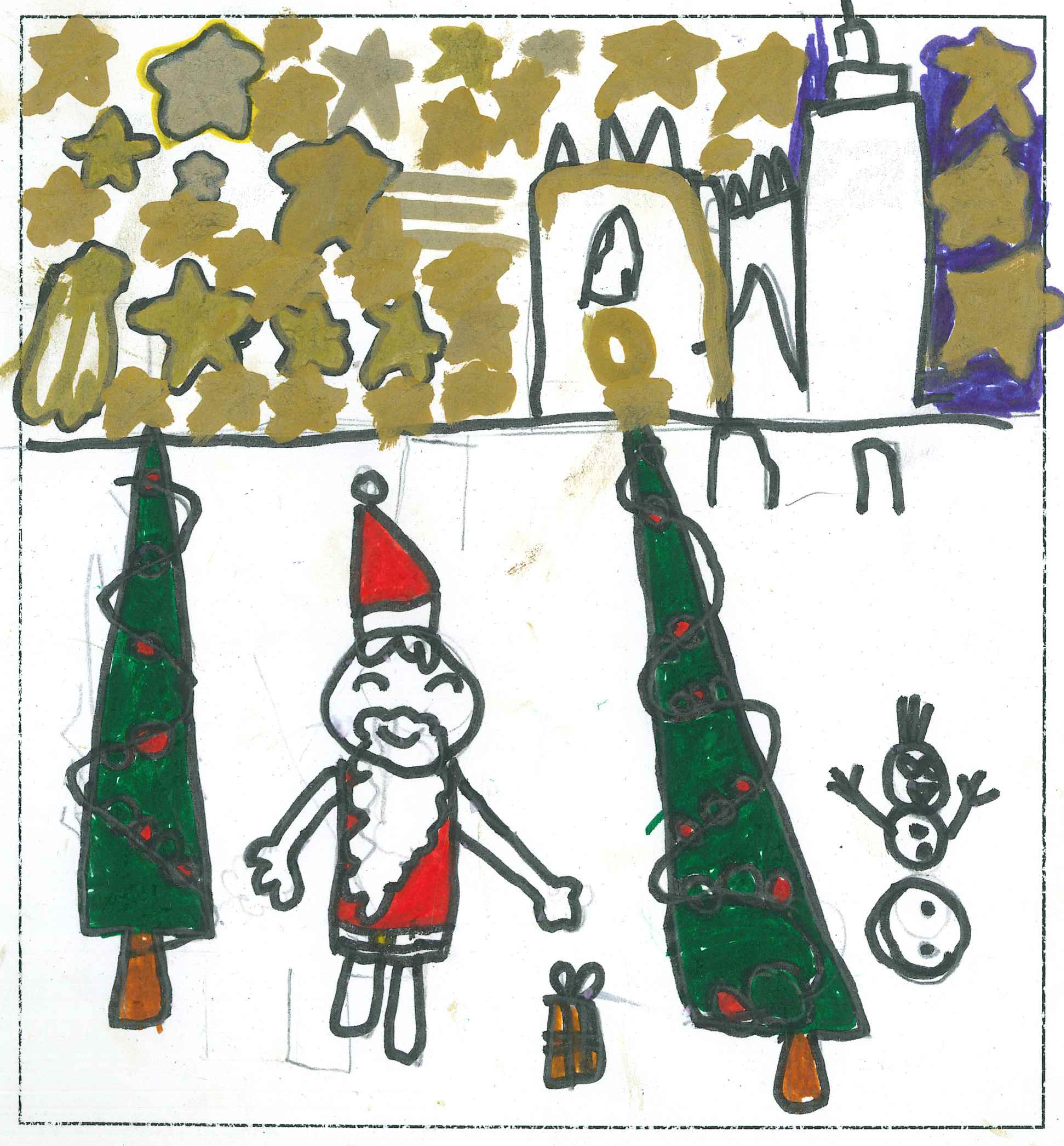 Postal de l’Escola l’Olivera del concurs del TOT Sant Cugat