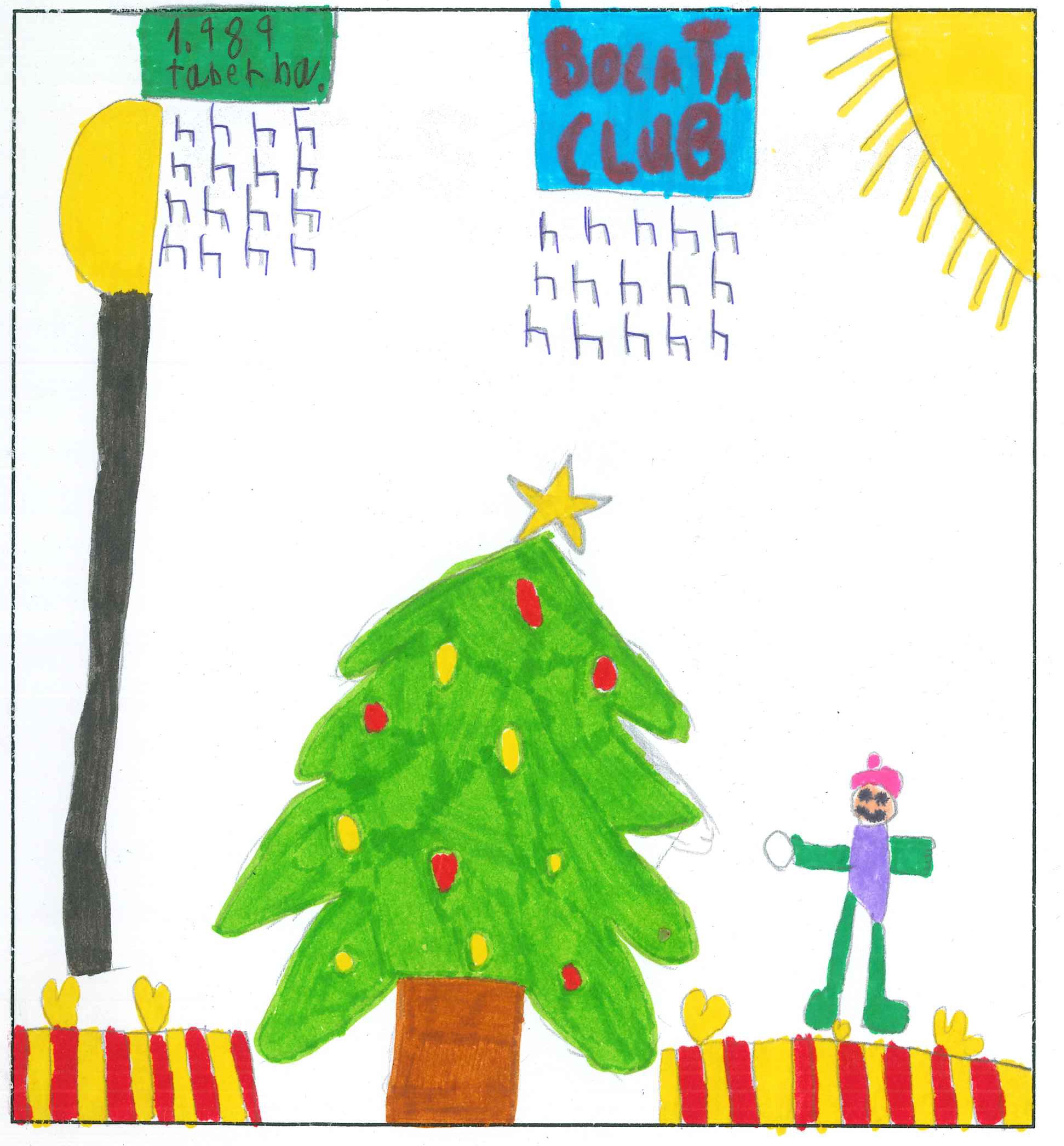 Postal de l’Escola l’Olivera del concurs del TOT Sant Cugat