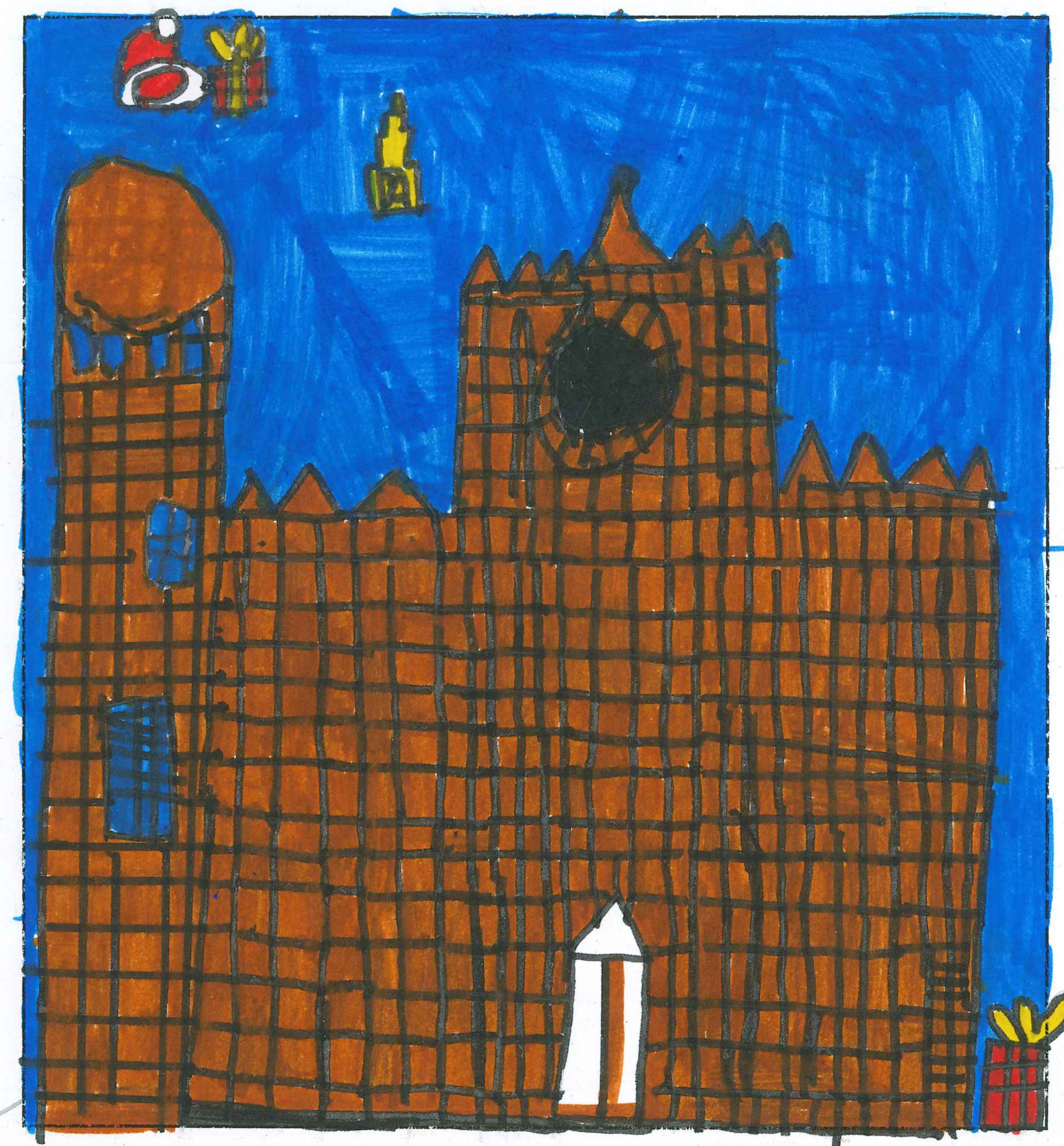 Postal de l’Escola l’Olivera del concurs del TOT Sant Cugat