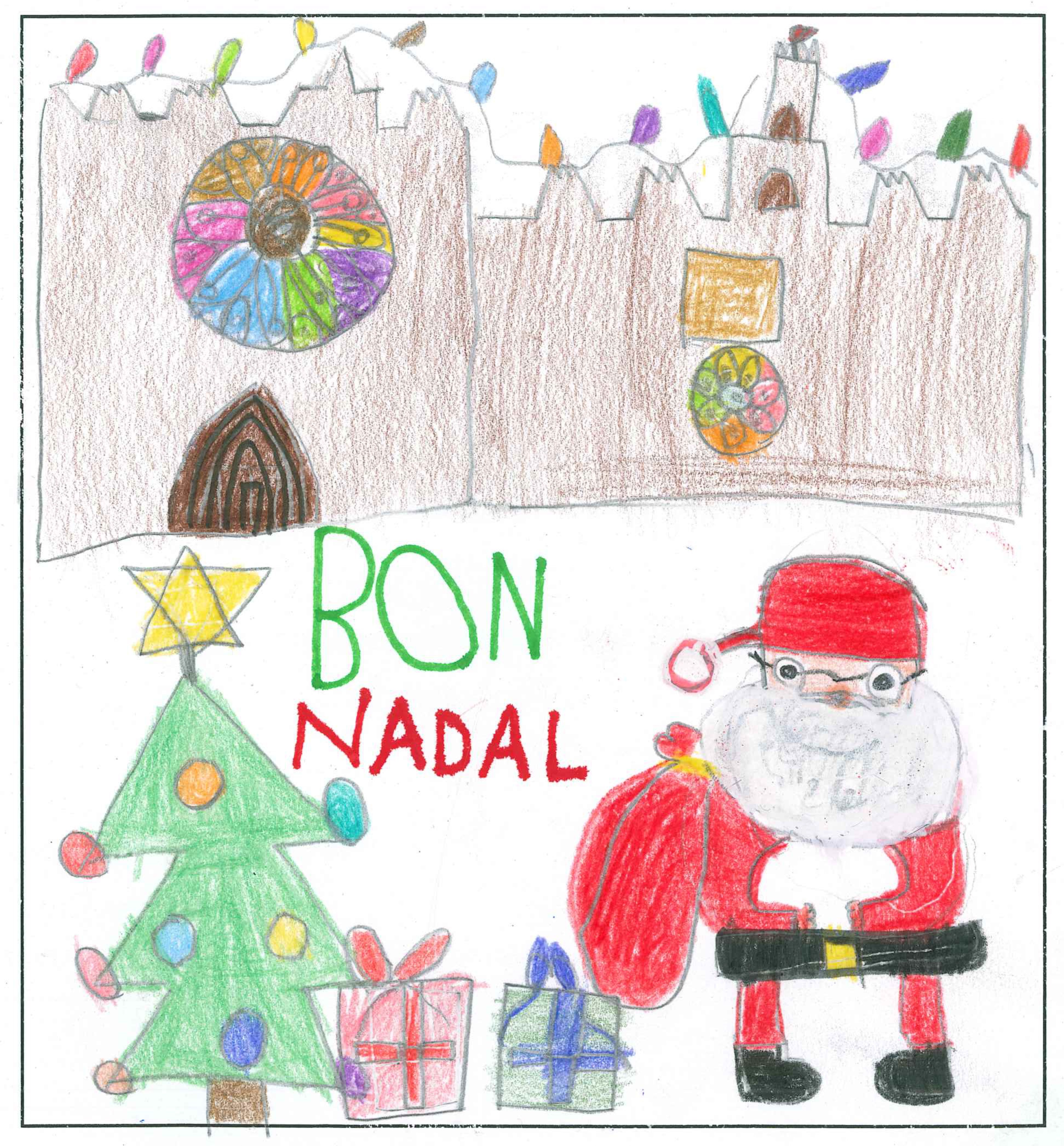 Postal de l’Escola l’Olivera del concurs del TOT Sant Cugat