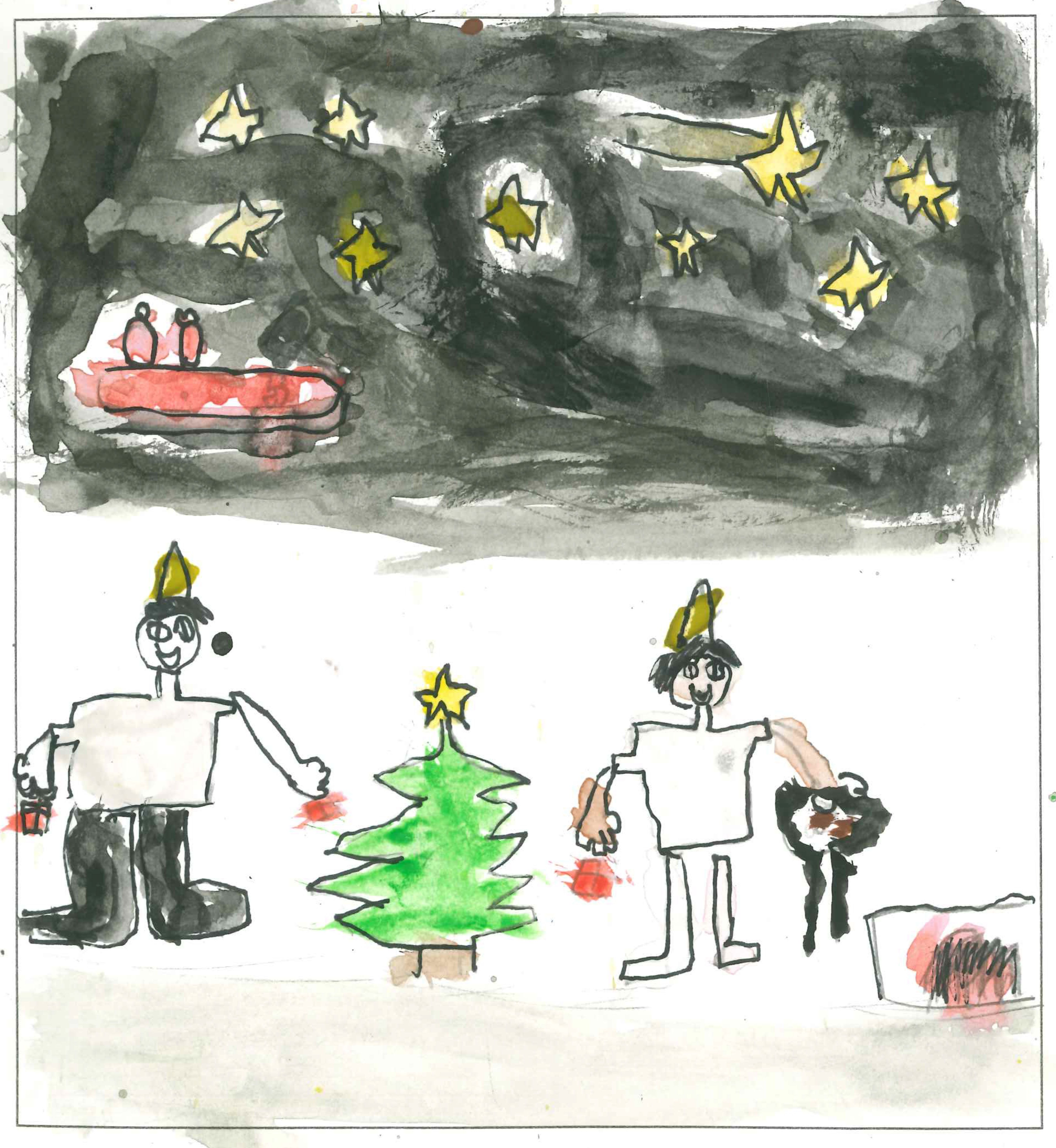 Postal de l'Escola Ciutat d'Alba del concurs del TOT Sant Cugat