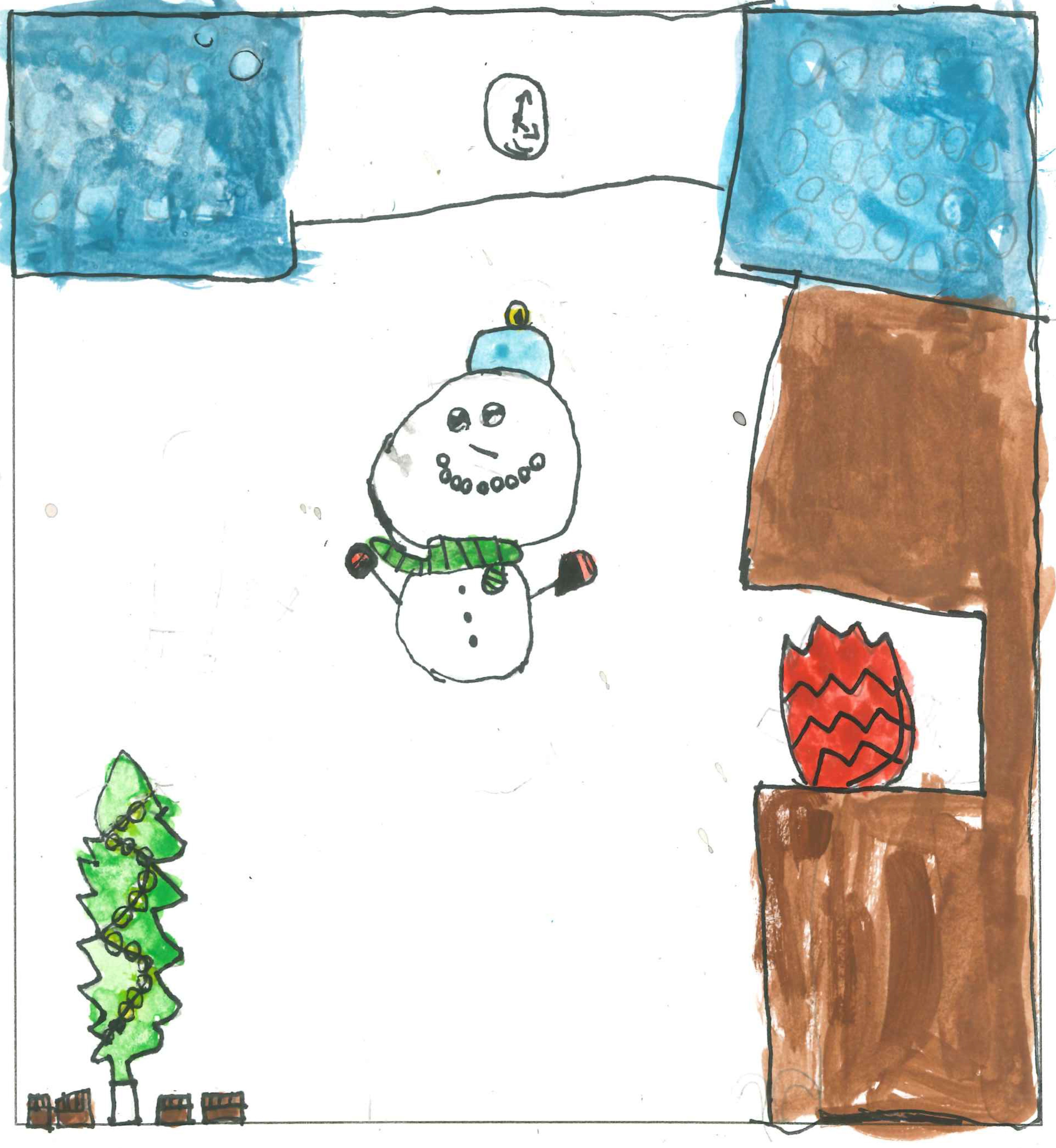 Postal de l'Escola Ciutat d'Alba del concurs del TOT Sant Cugat