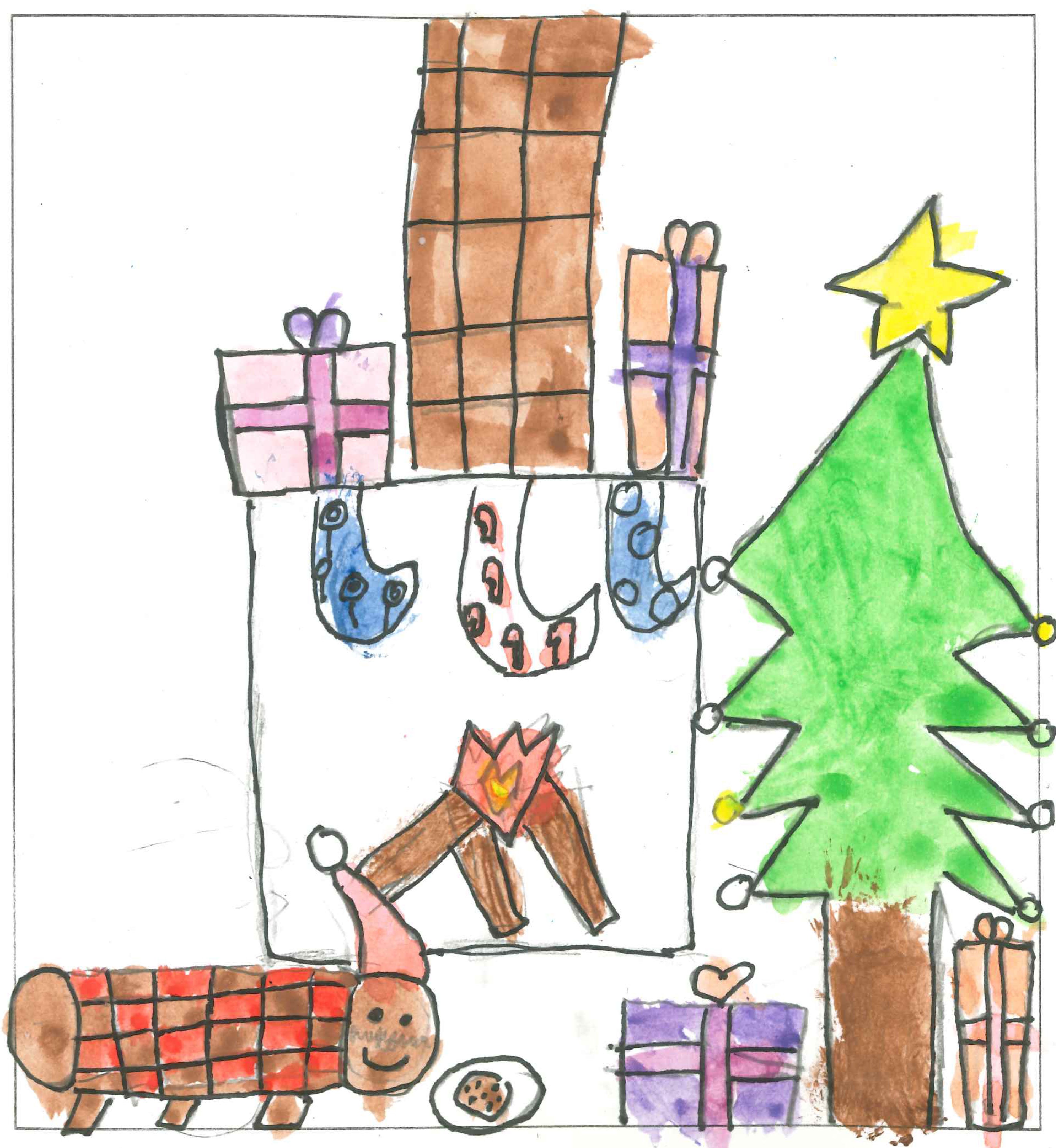 Postal de l'Escola Ciutat d'Alba del concurs del TOT Sant Cugat