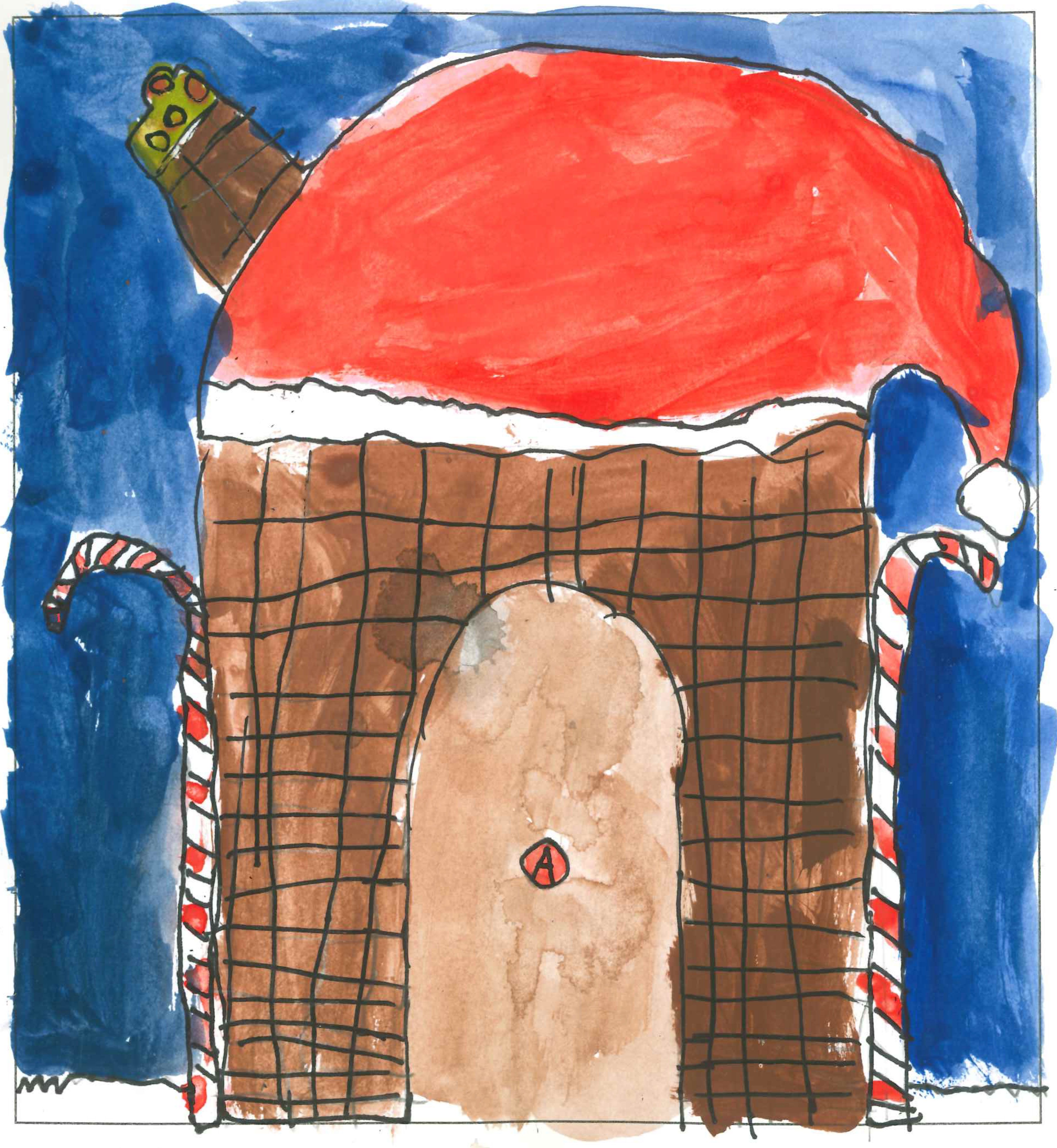 Postal de l'Escola Ciutat d'Alba del concurs del TOT Sant Cugat