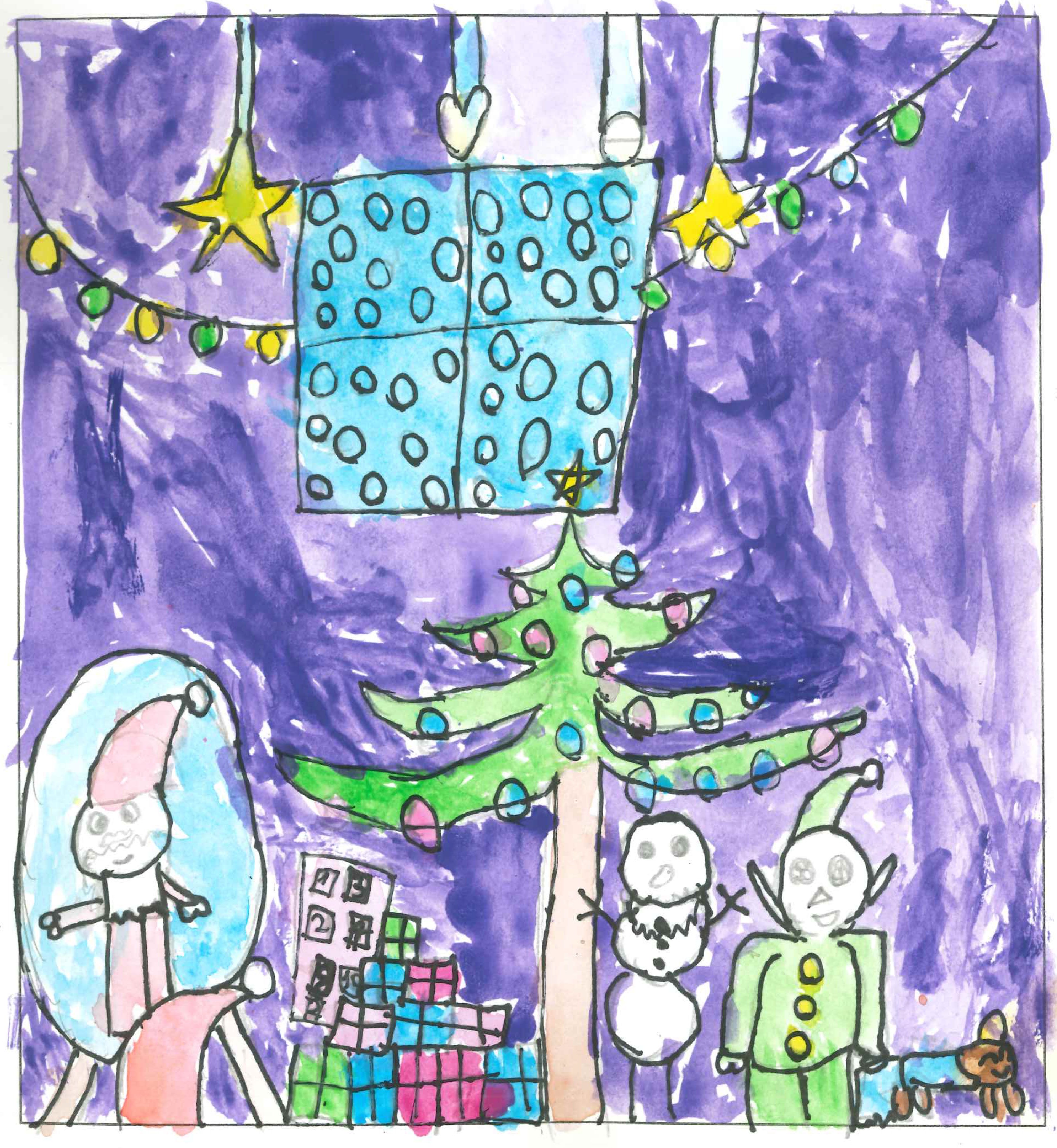 Postal de l'Escola Ciutat d'Alba del concurs del TOT Sant Cugat