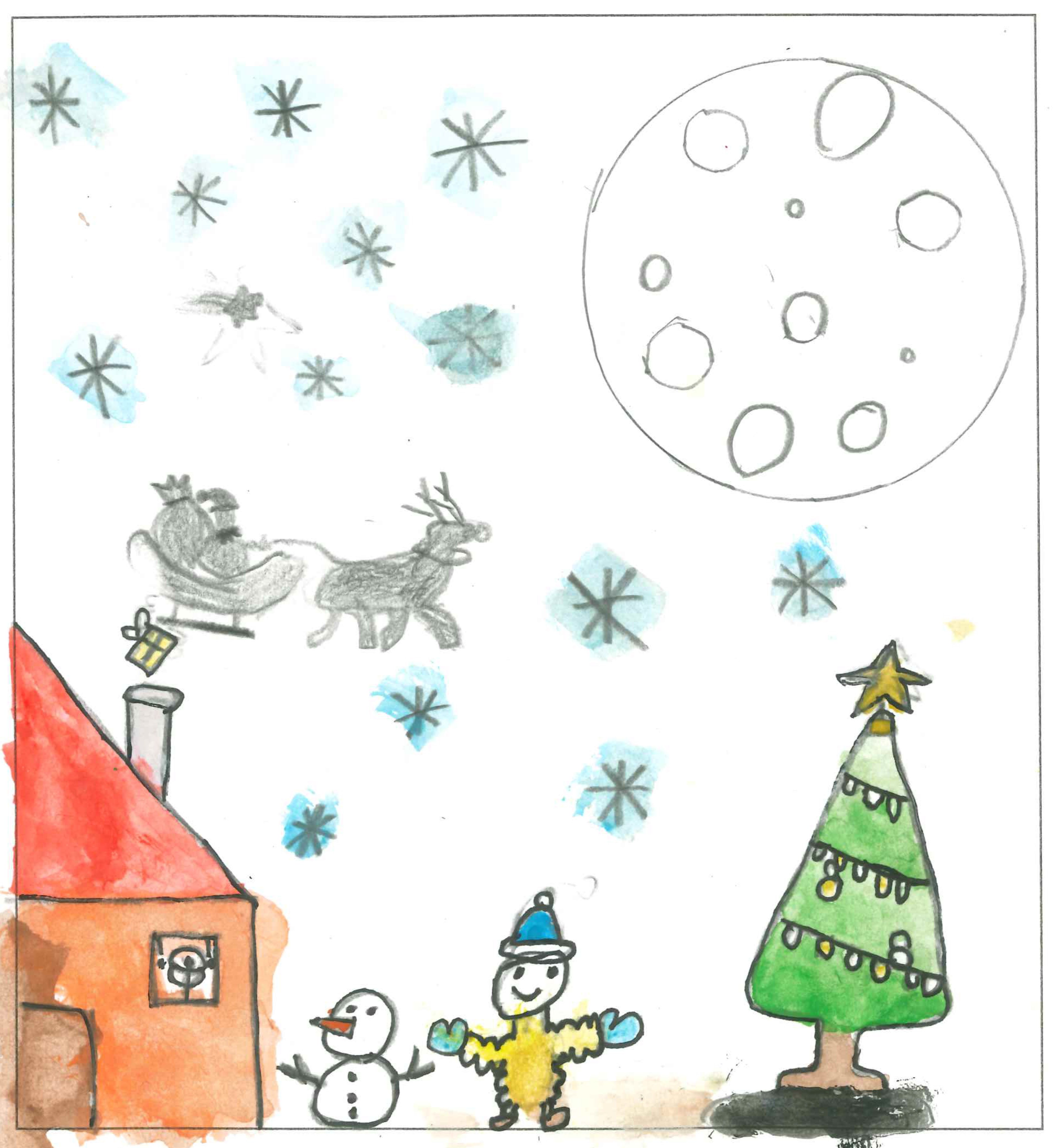 Postal de l'Escola Ciutat d'Alba del concurs del TOT Sant Cugat