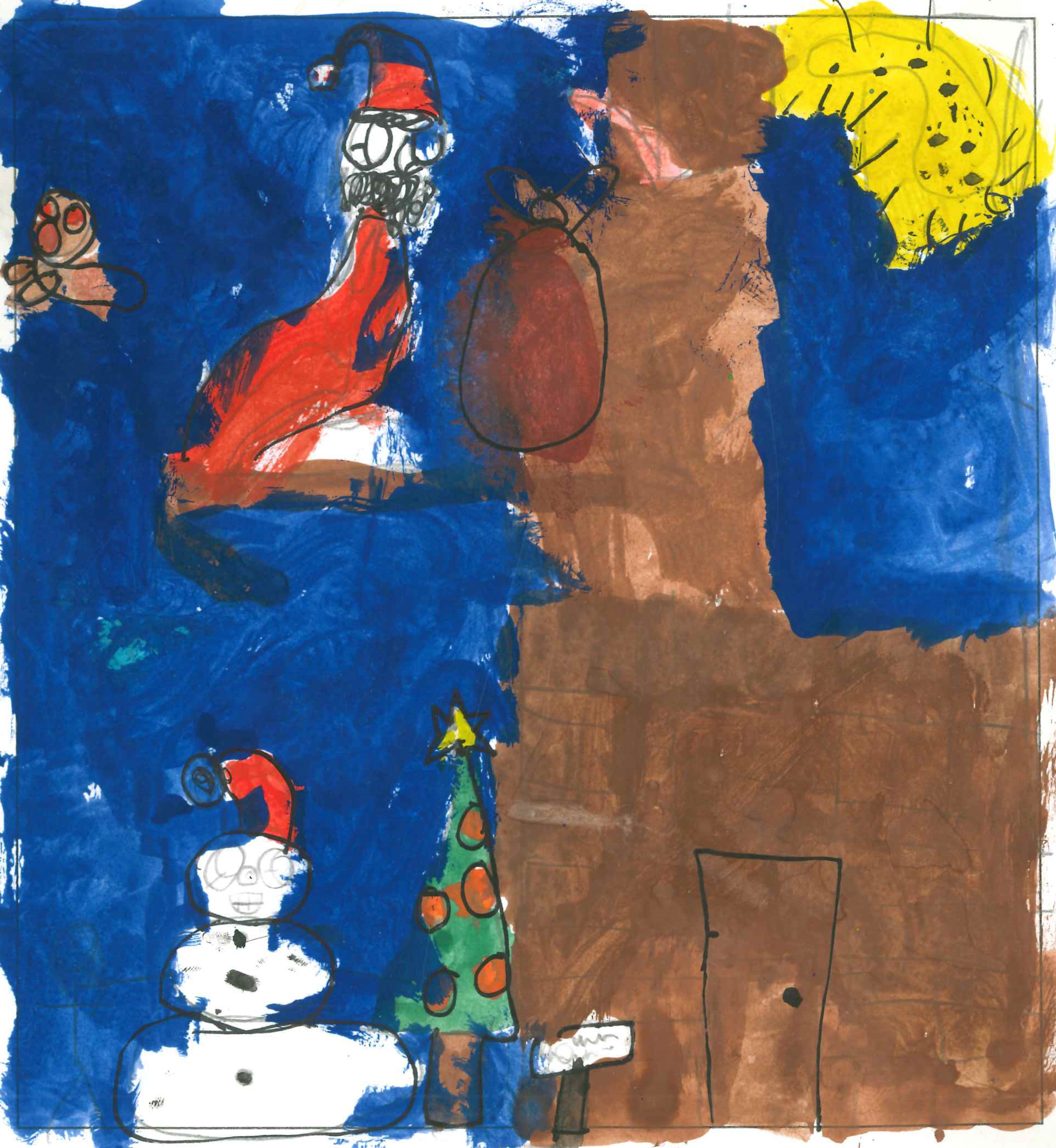 Postal de l'Escola Ciutat d'Alba del concurs del TOT Sant Cugat