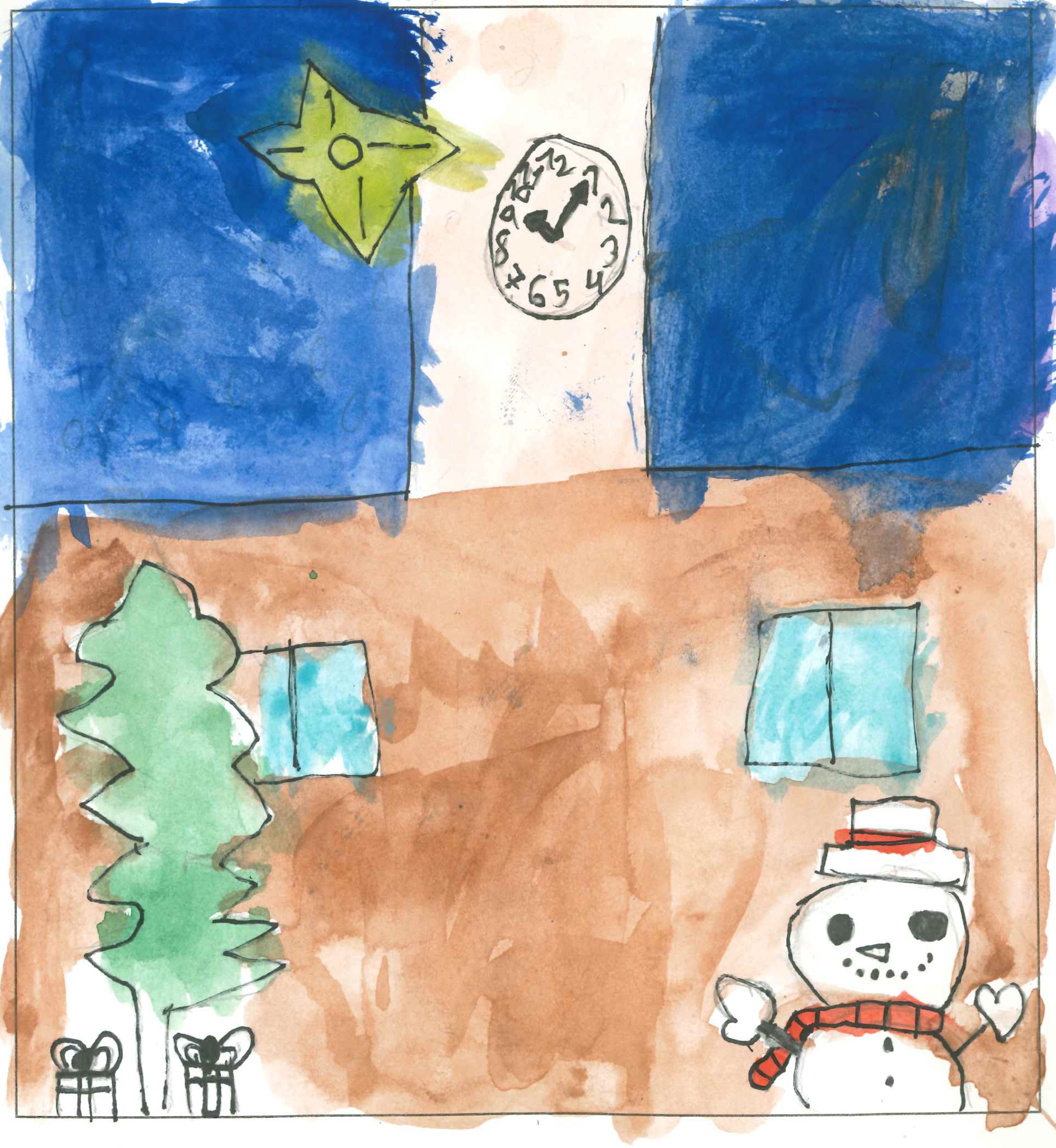 Postal de l'Escola Ciutat d'Alba del concurs del TOT Sant Cugat