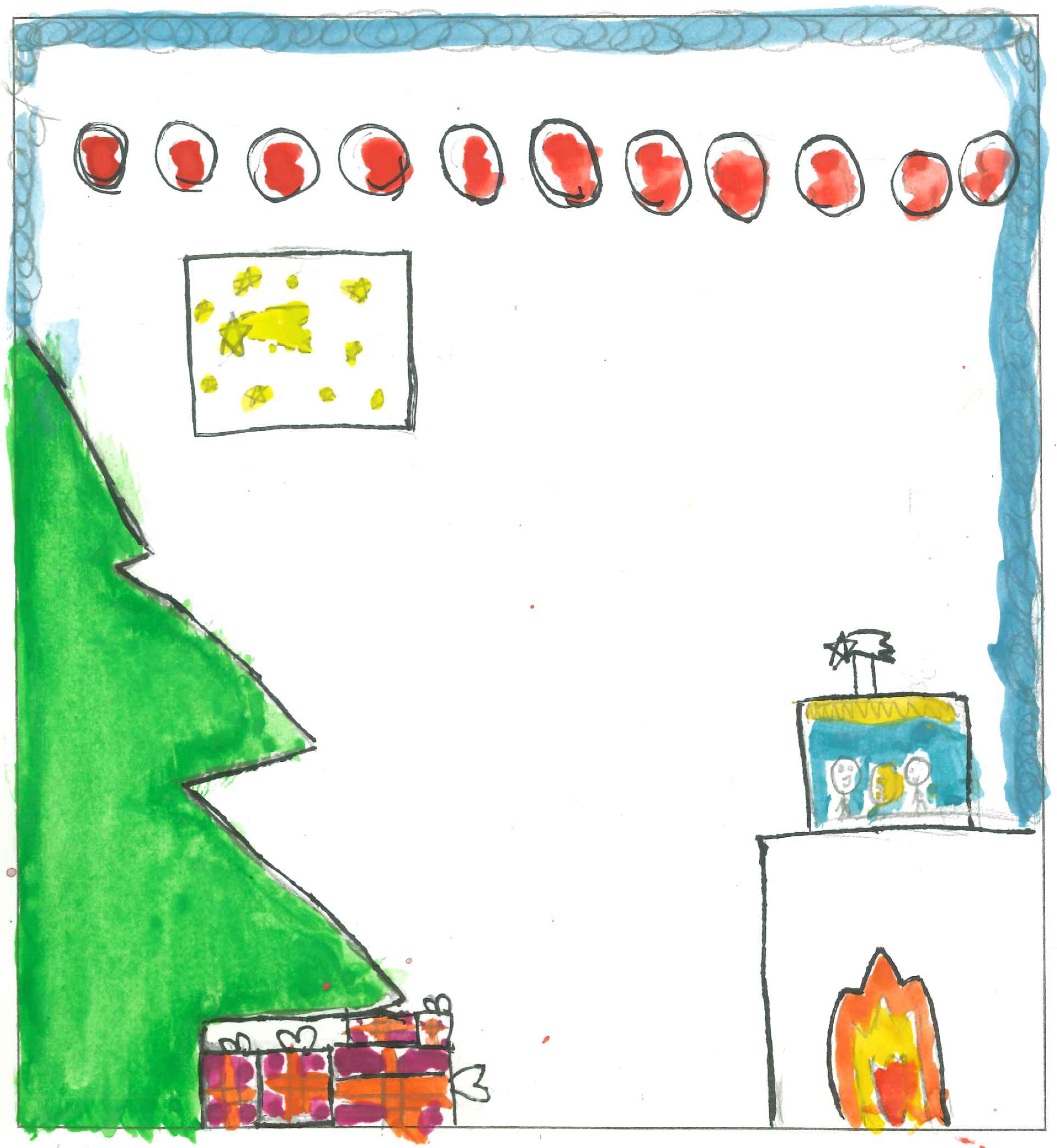 Postal de l'Escola Ciutat d'Alba del concurs del TOT Sant Cugat