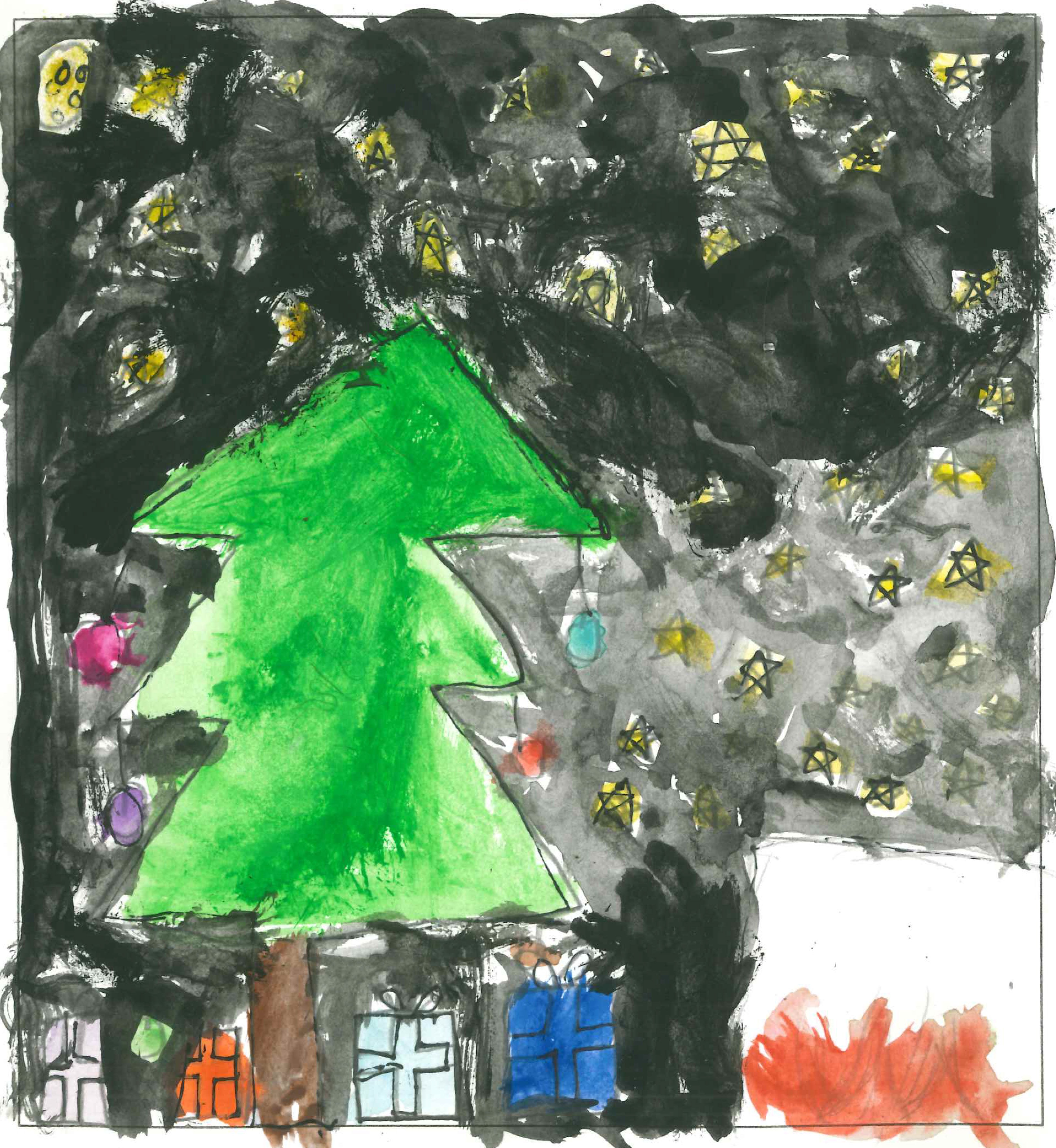 Postal de l'Escola Ciutat d'Alba del concurs del TOT Sant Cugat