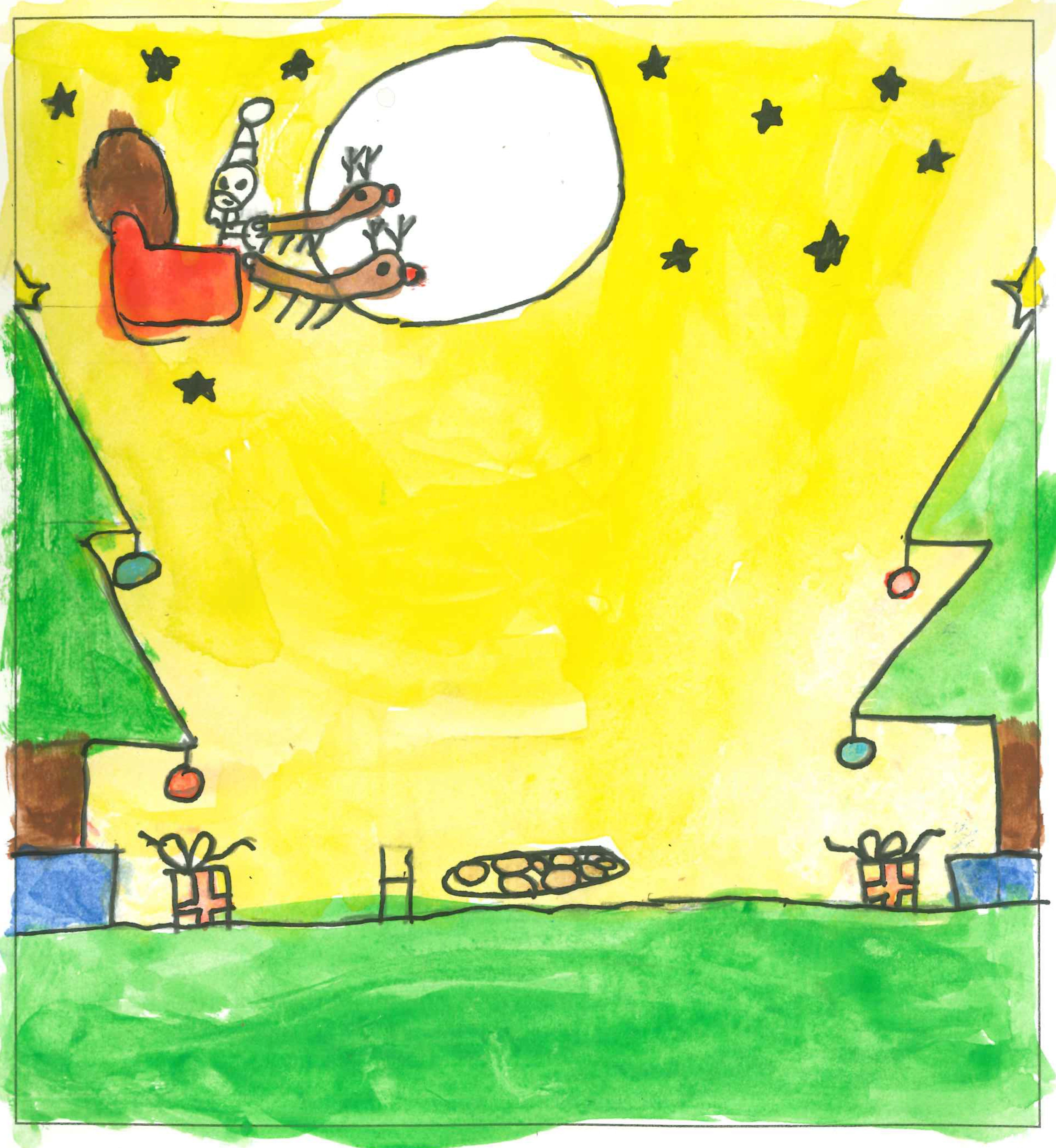 Postal de l'Escola Ciutat d'Alba del concurs del TOT Sant Cugat