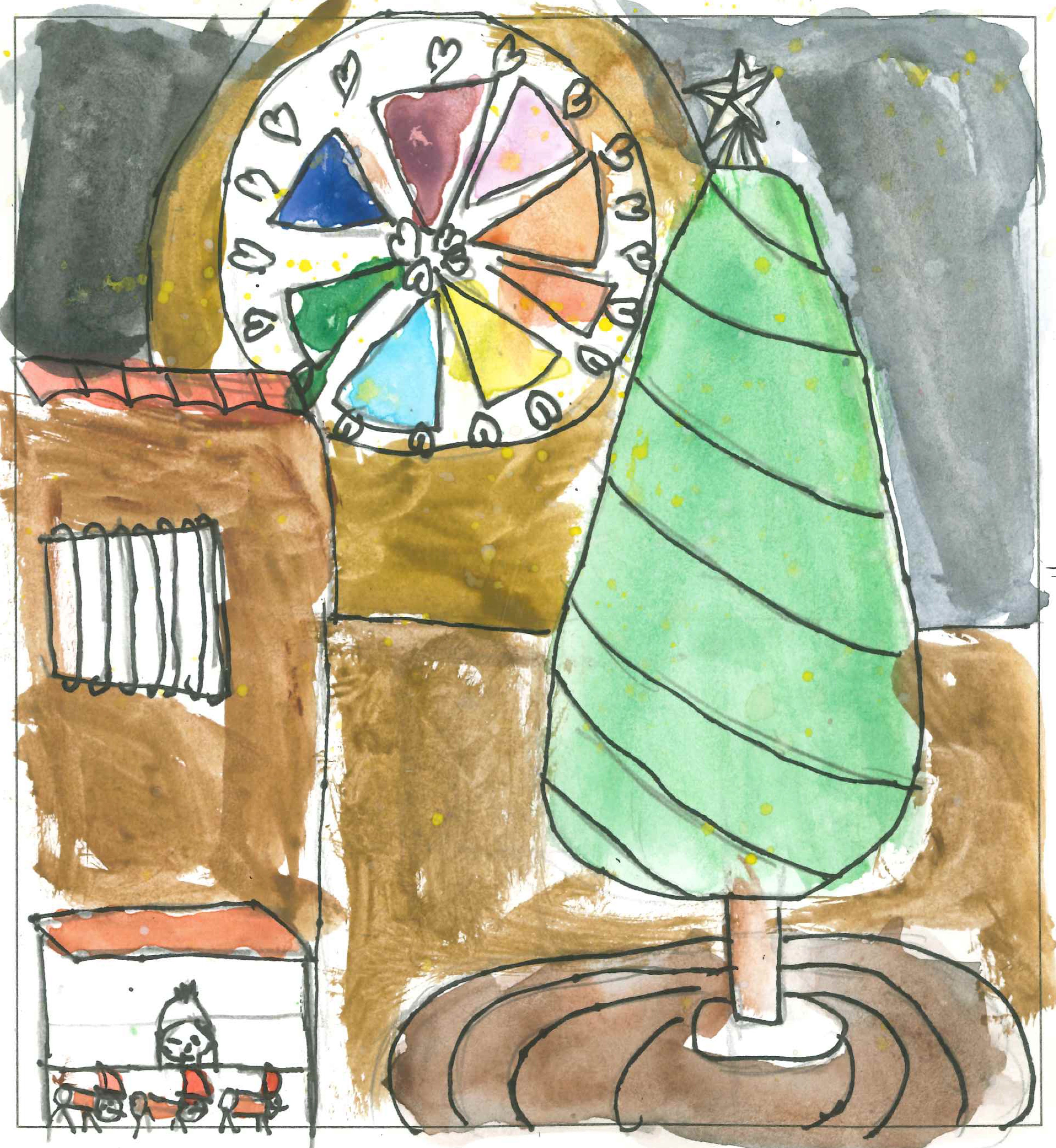 Postal de l'Escola Ciutat d'Alba del concurs del TOT Sant Cugat