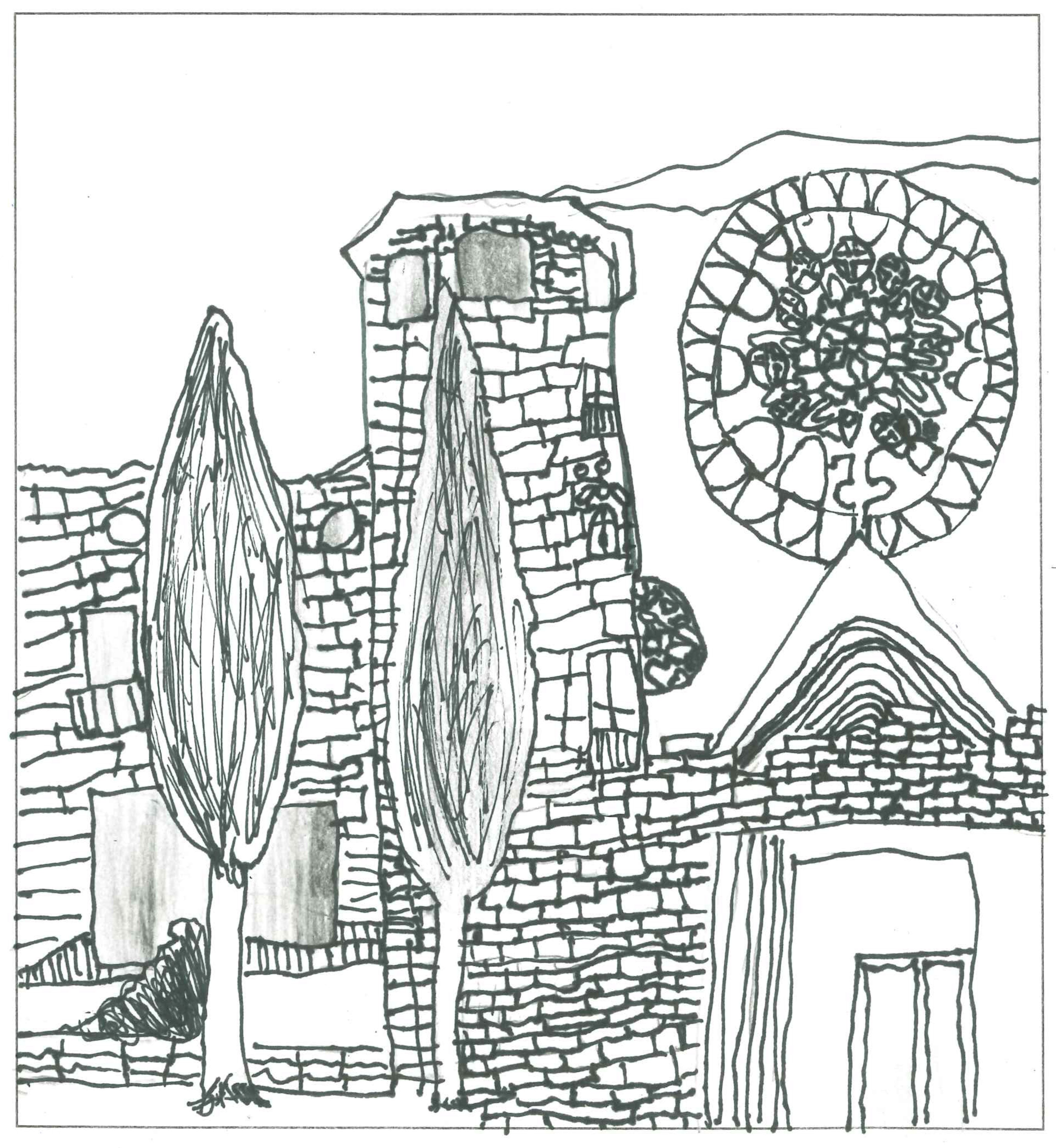 Postal de l'Escola Ciutat d'Alba del concurs del TOT Sant Cugat