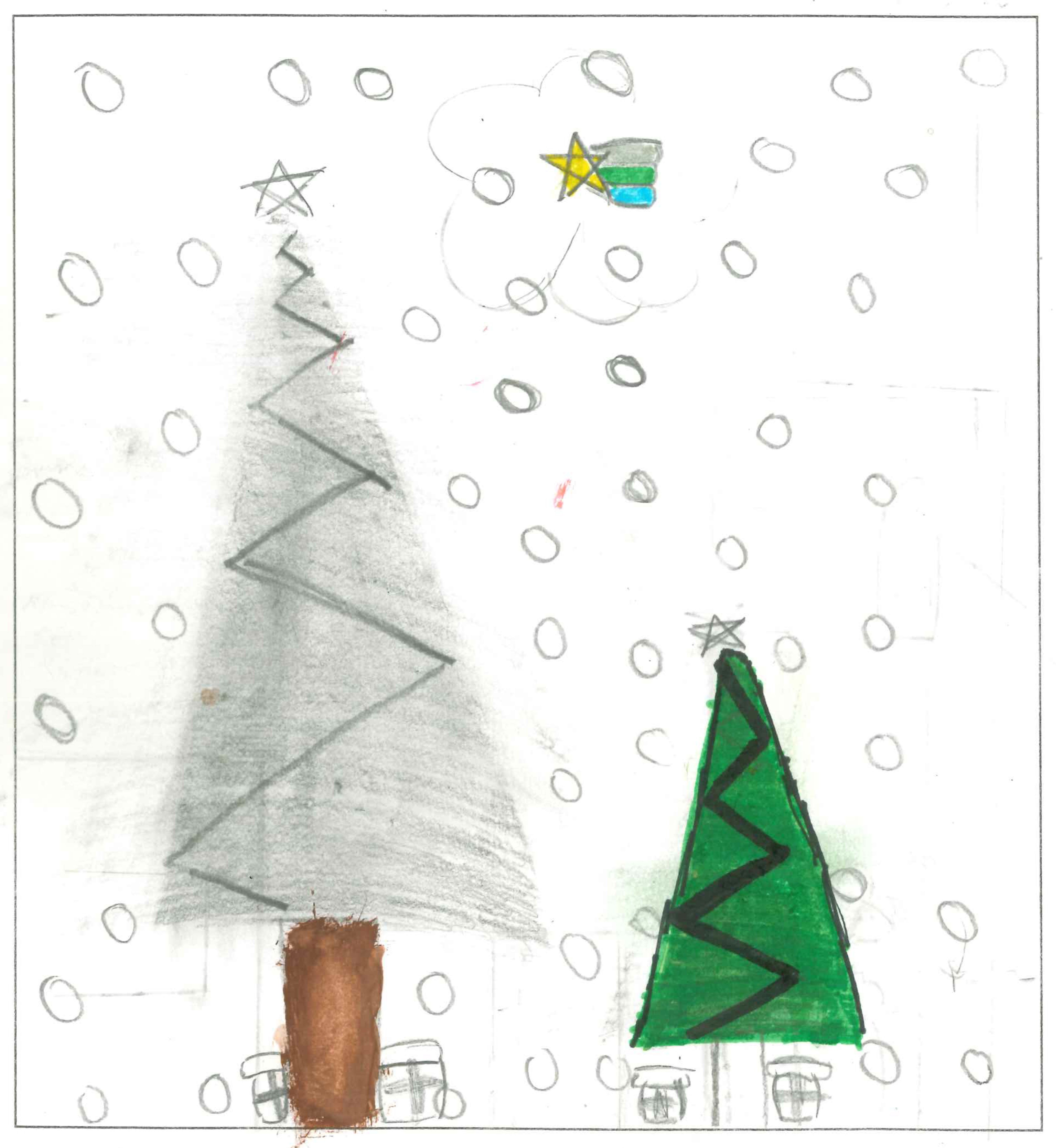 Postal de l'Escola Ciutat d'Alba del concurs del TOT Sant Cugat