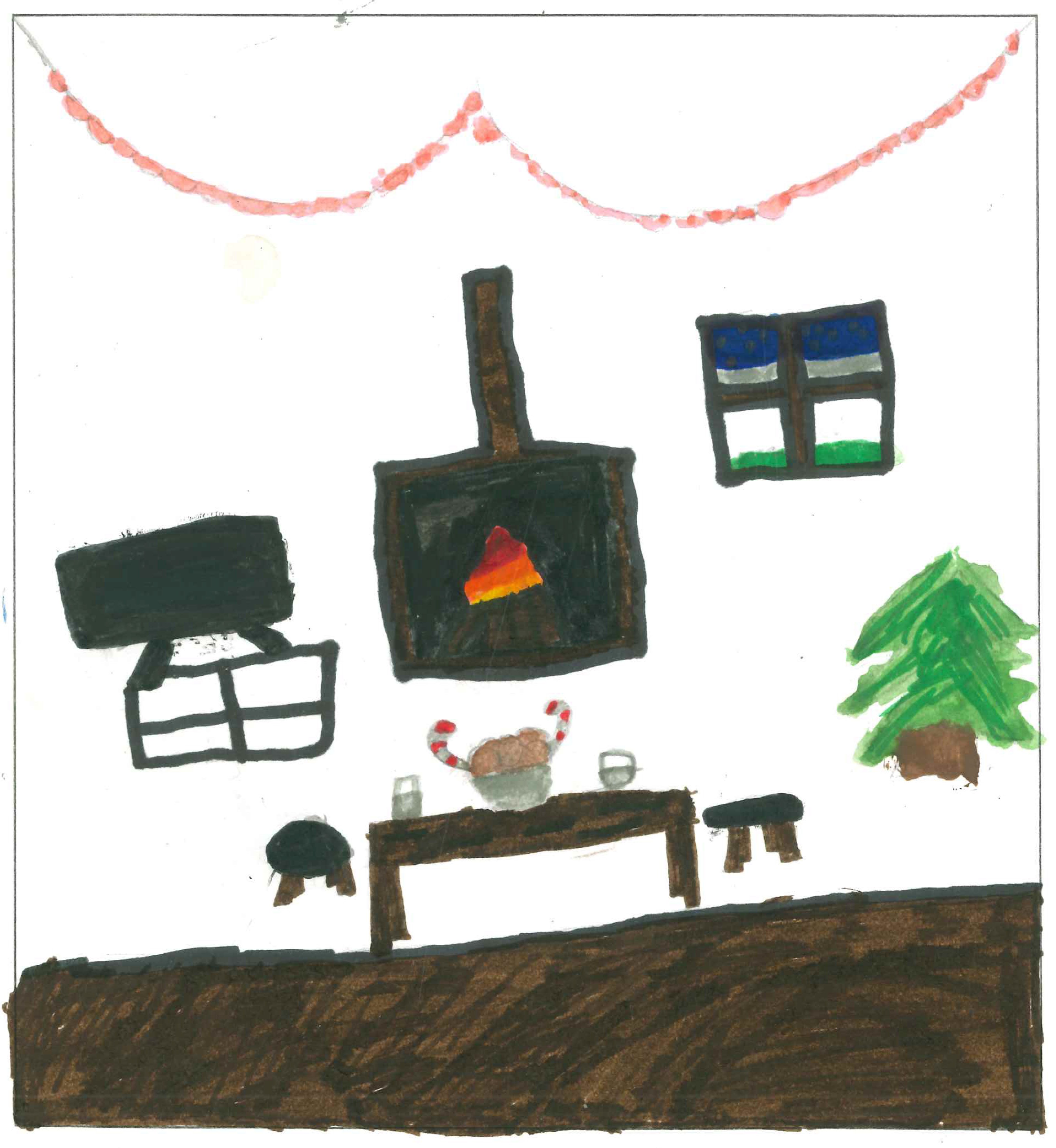 Postal de l'Escola Ciutat d'Alba del concurs del TOT Sant Cugat