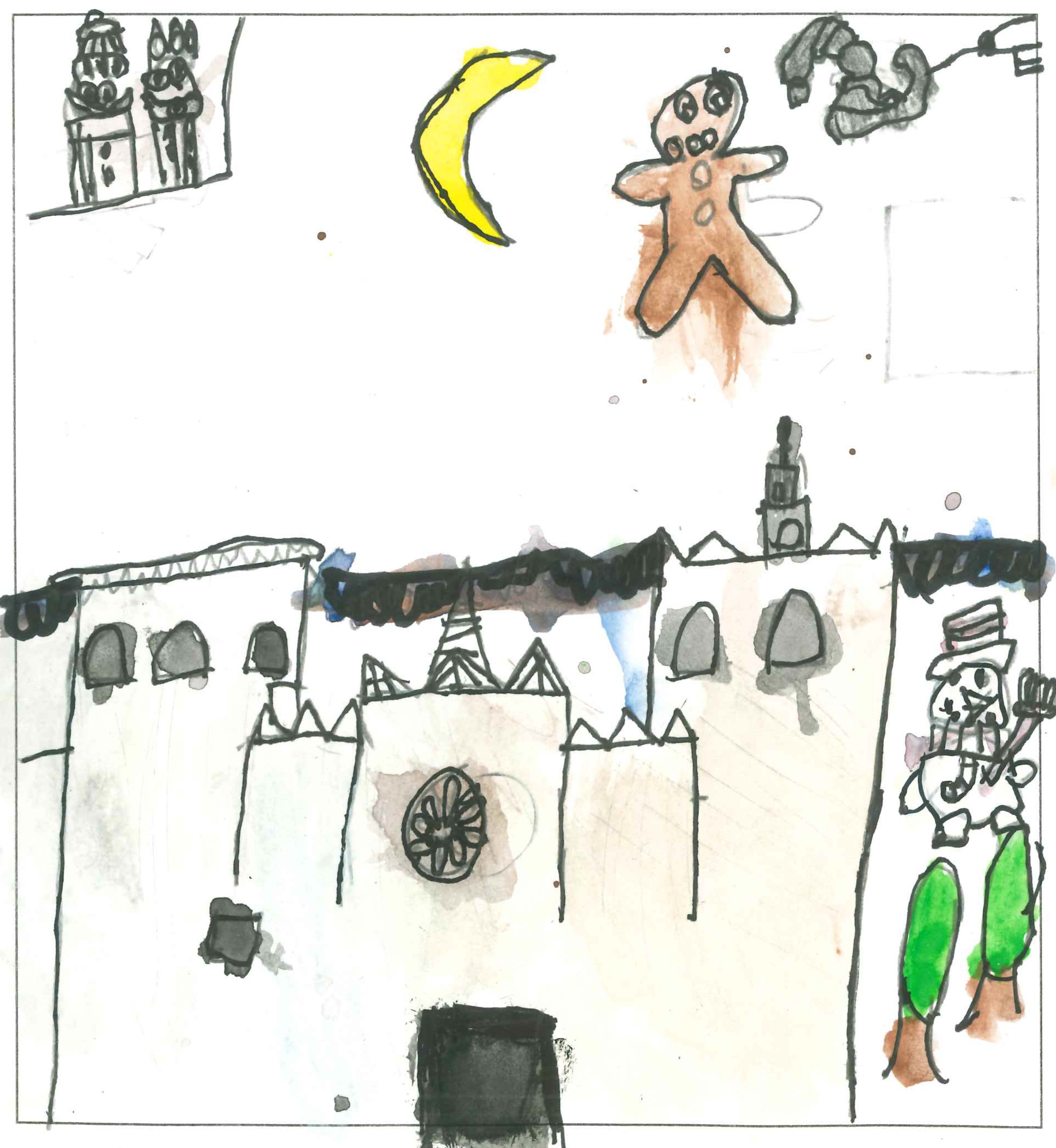 Postal de l'Escola Ciutat d'Alba del concurs del TOT Sant Cugat