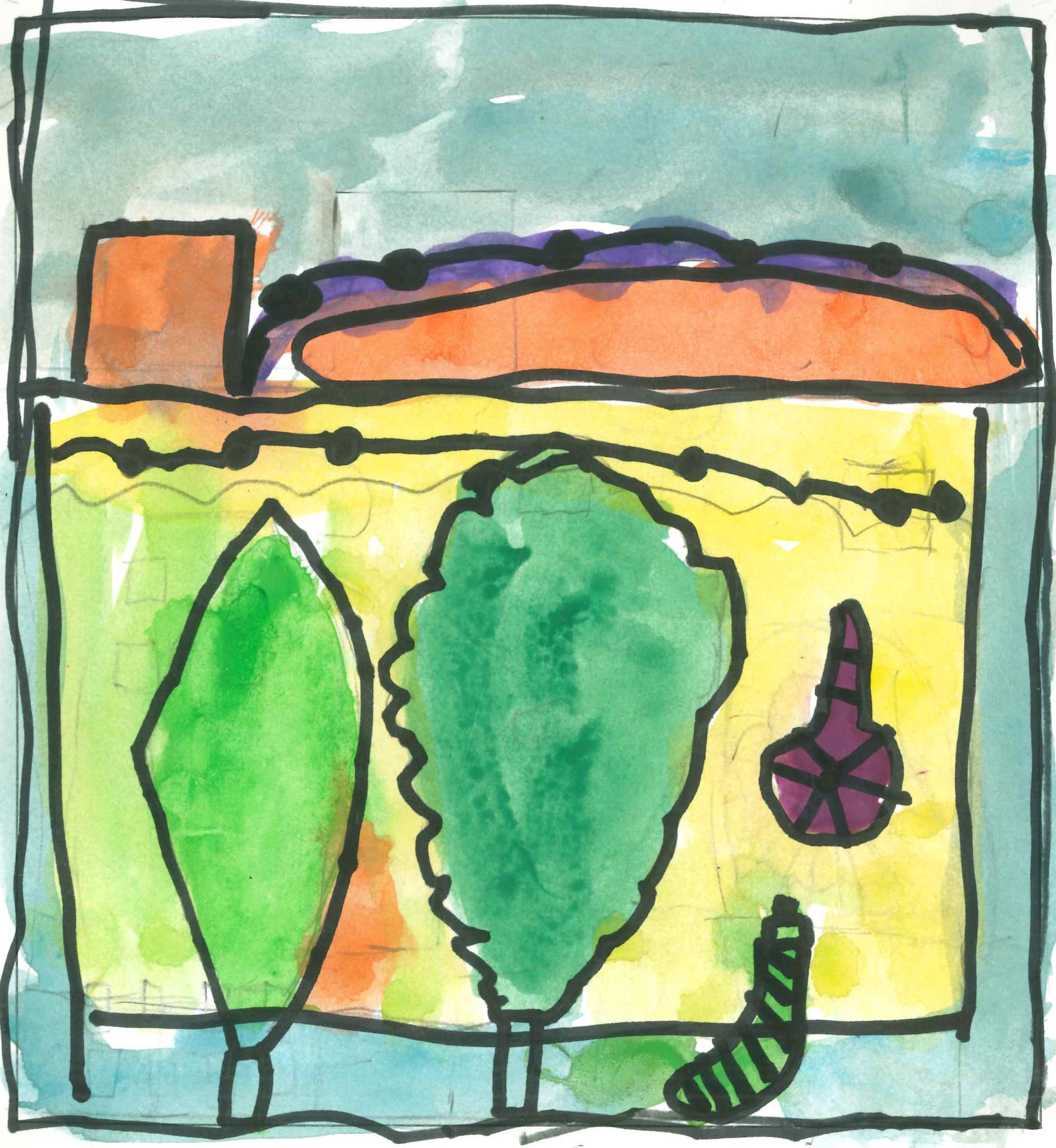 Postal de l'Escola Ciutat d'Alba del concurs del TOT Sant Cugat