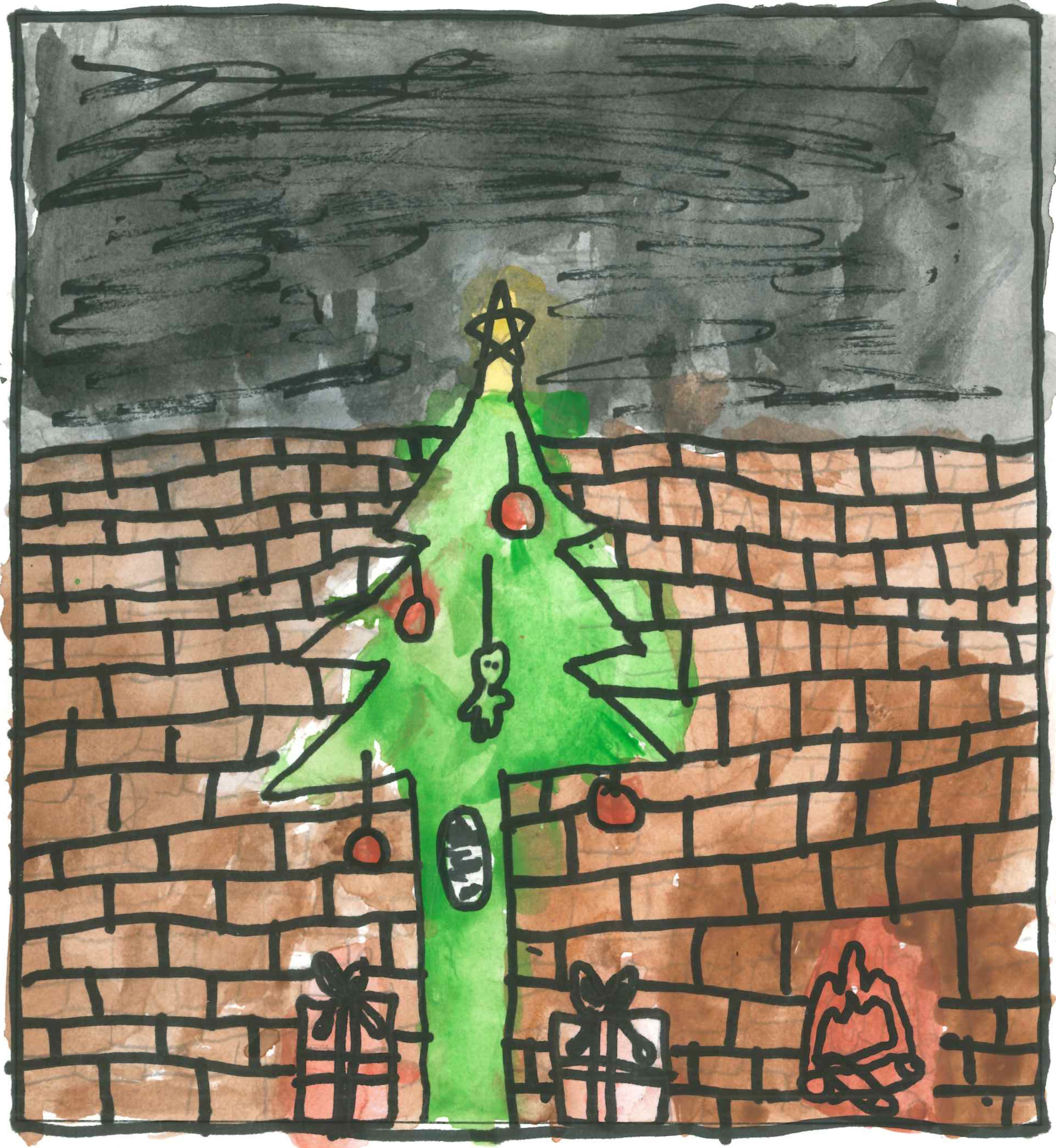 Postal de l'Escola Ciutat d'Alba del concurs del TOT Sant Cugat