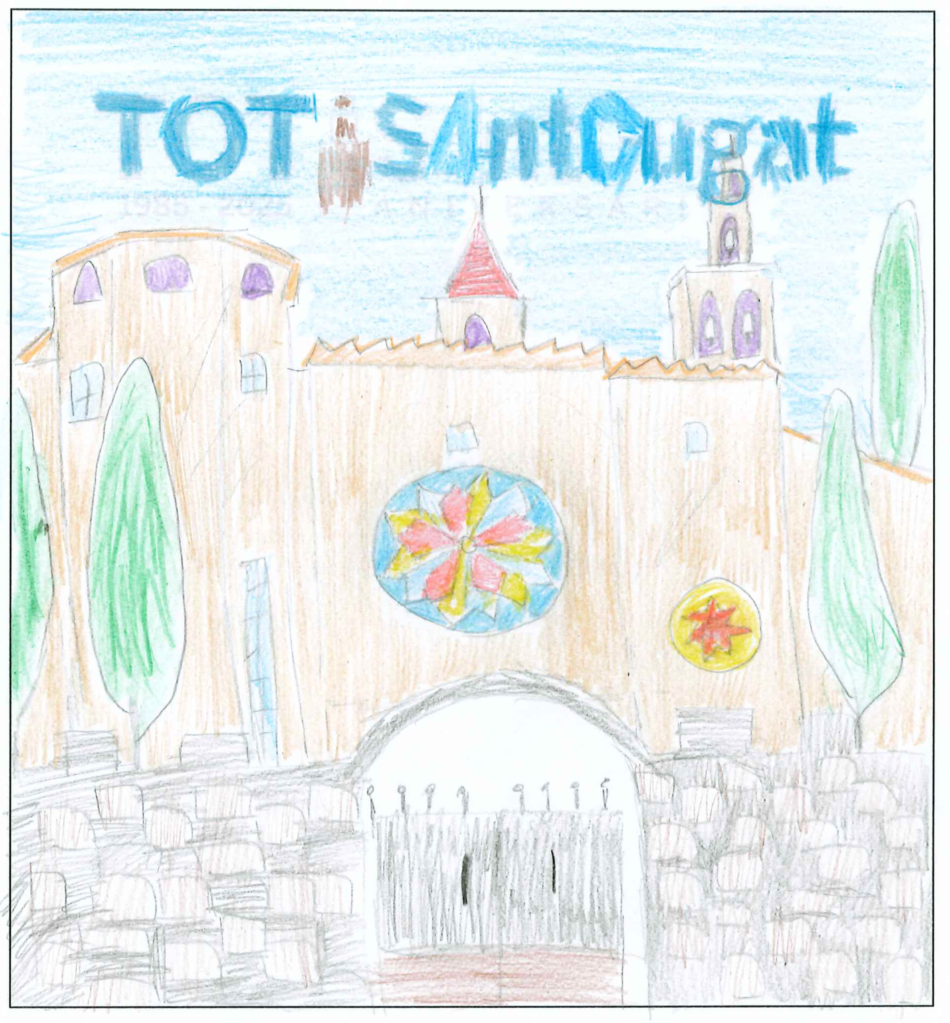 Postal de l’Escola La Farga del concurs del TOT Sant Cugat