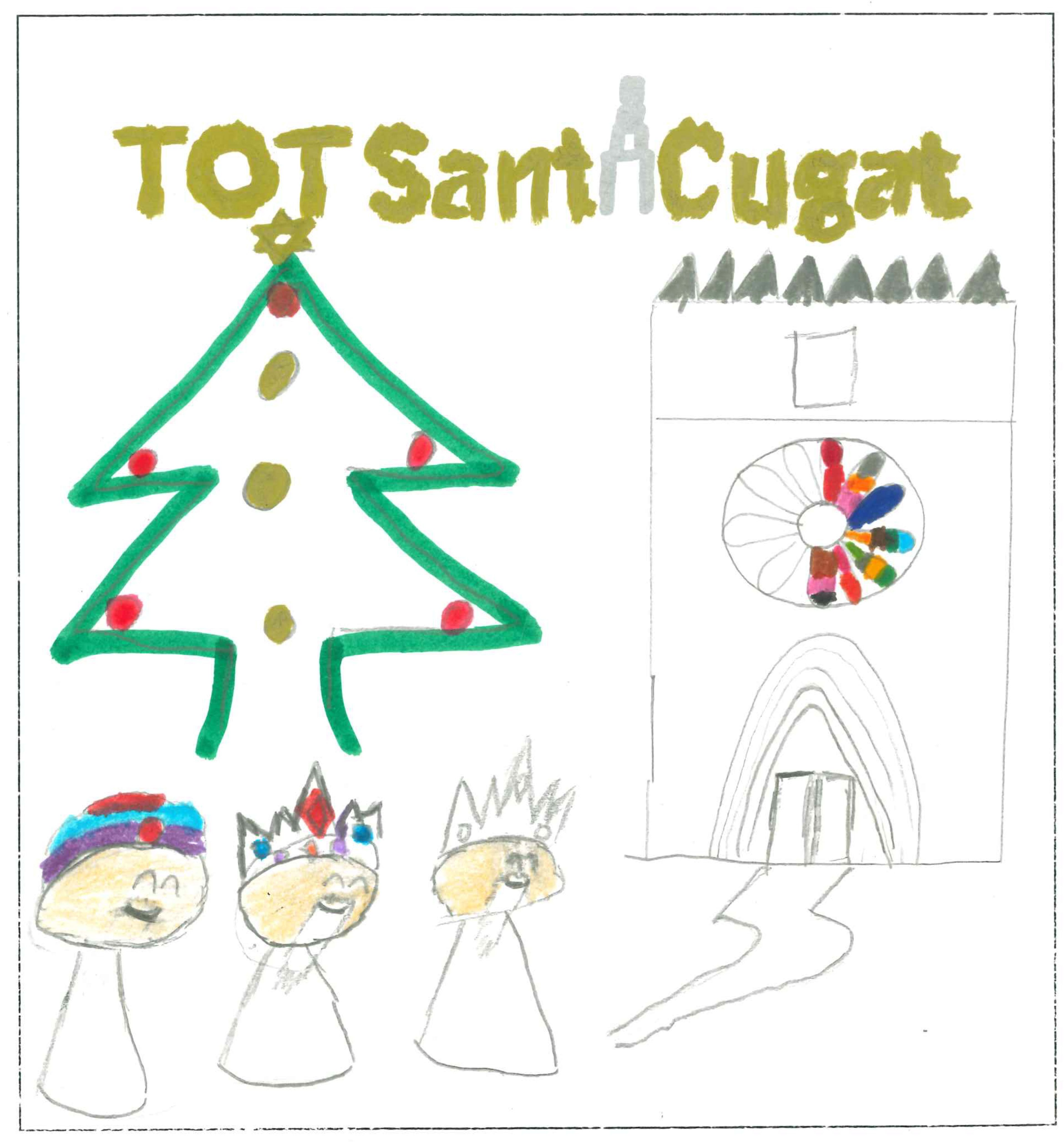 Postal de l’Escola La Farga del concurs del TOT Sant Cugat